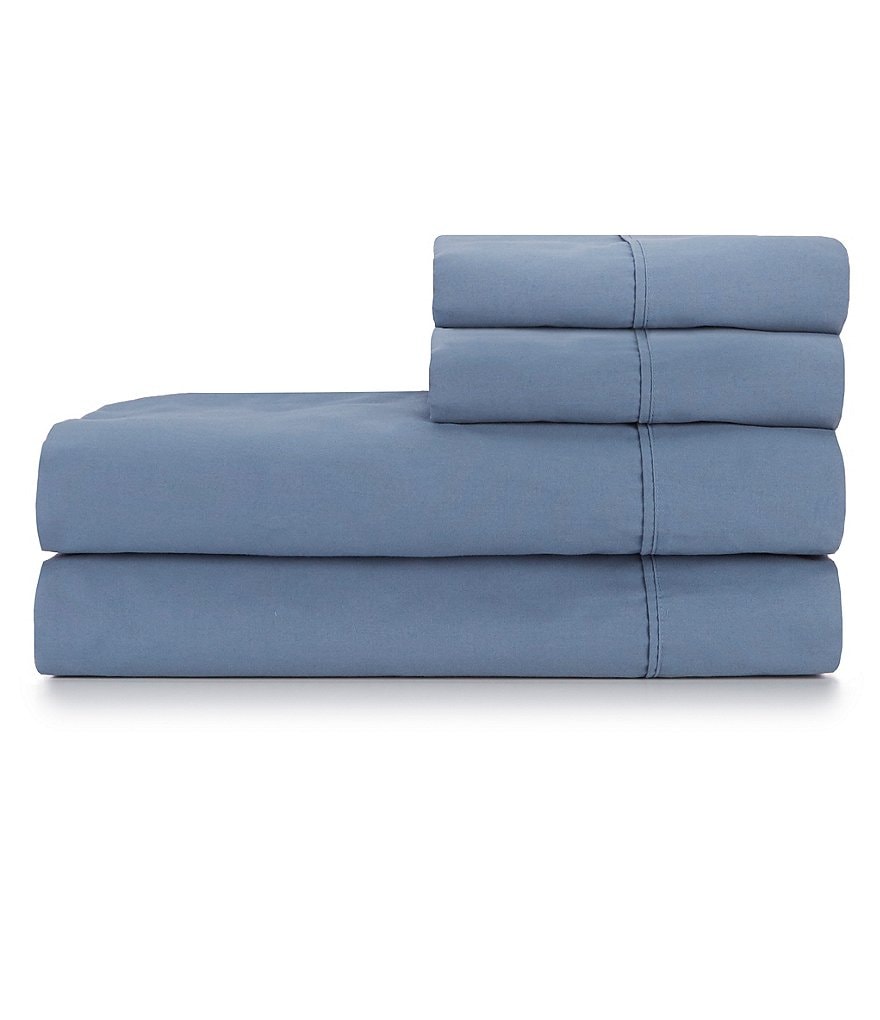 Studio D 300-Thread-Count Brushed Percale Sheet Set