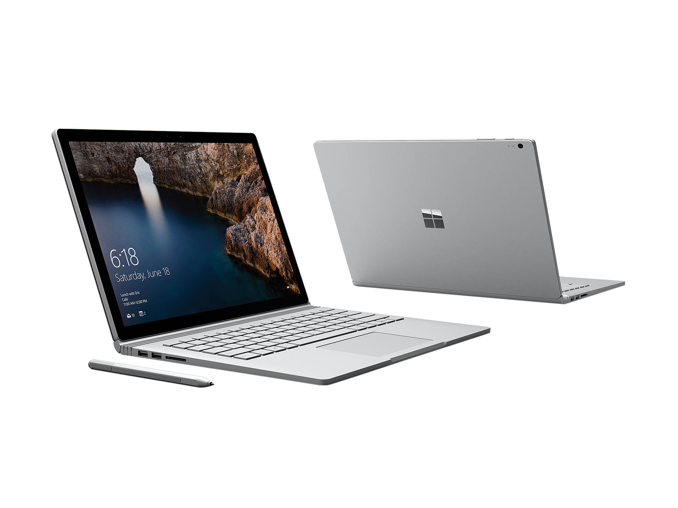 Microsoft Surface Book PA9-00001 2-in-1 Laptop Intel Core i7 1 TB SSD NVIDIA GeForce graphics 13.5" Touchscreen Windows 10 Pro 64-Bit