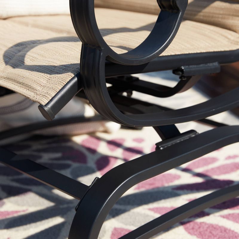 4pc Loveseat Glider Patio Seating Set - Patio Festival