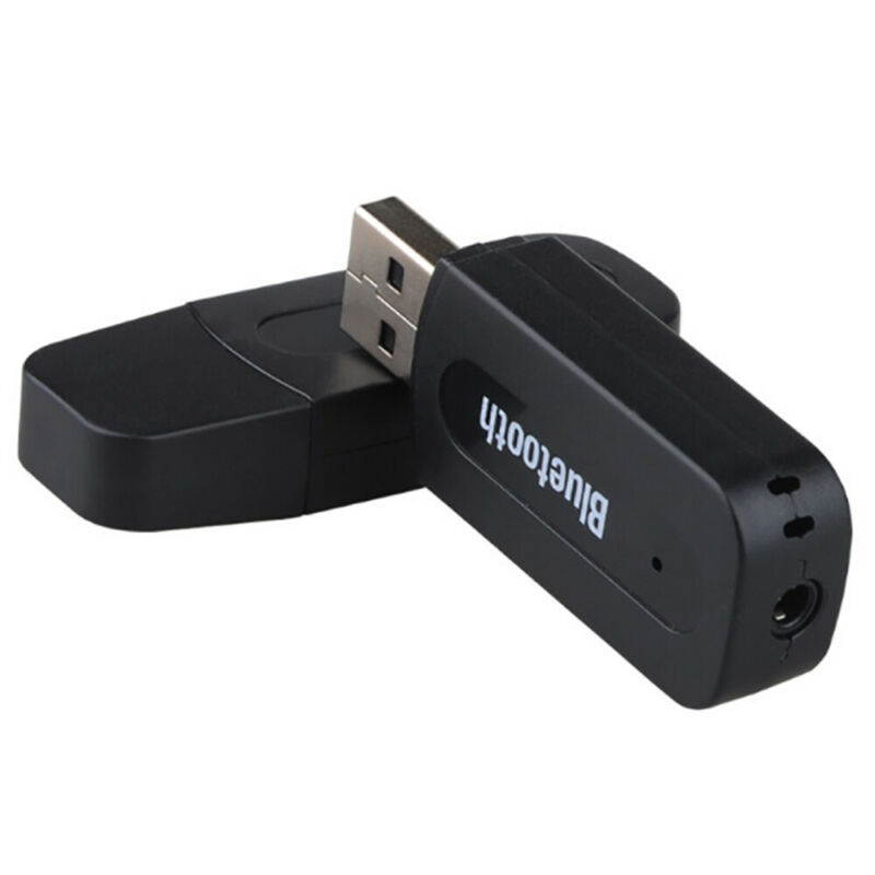 3.5mm to USB Bluetooth Wireless Receiver AUX Audio Stereo Music Adapter Converter with 3.5mm Audio Cable