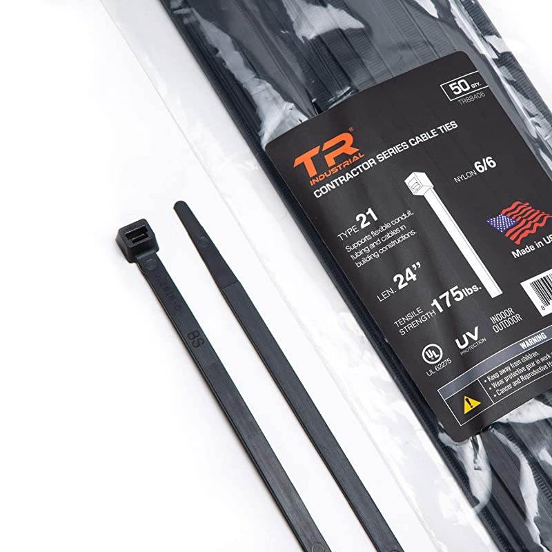 Contractor Series UV Cable Ties 50Piece 24 Type 21S Made in USA