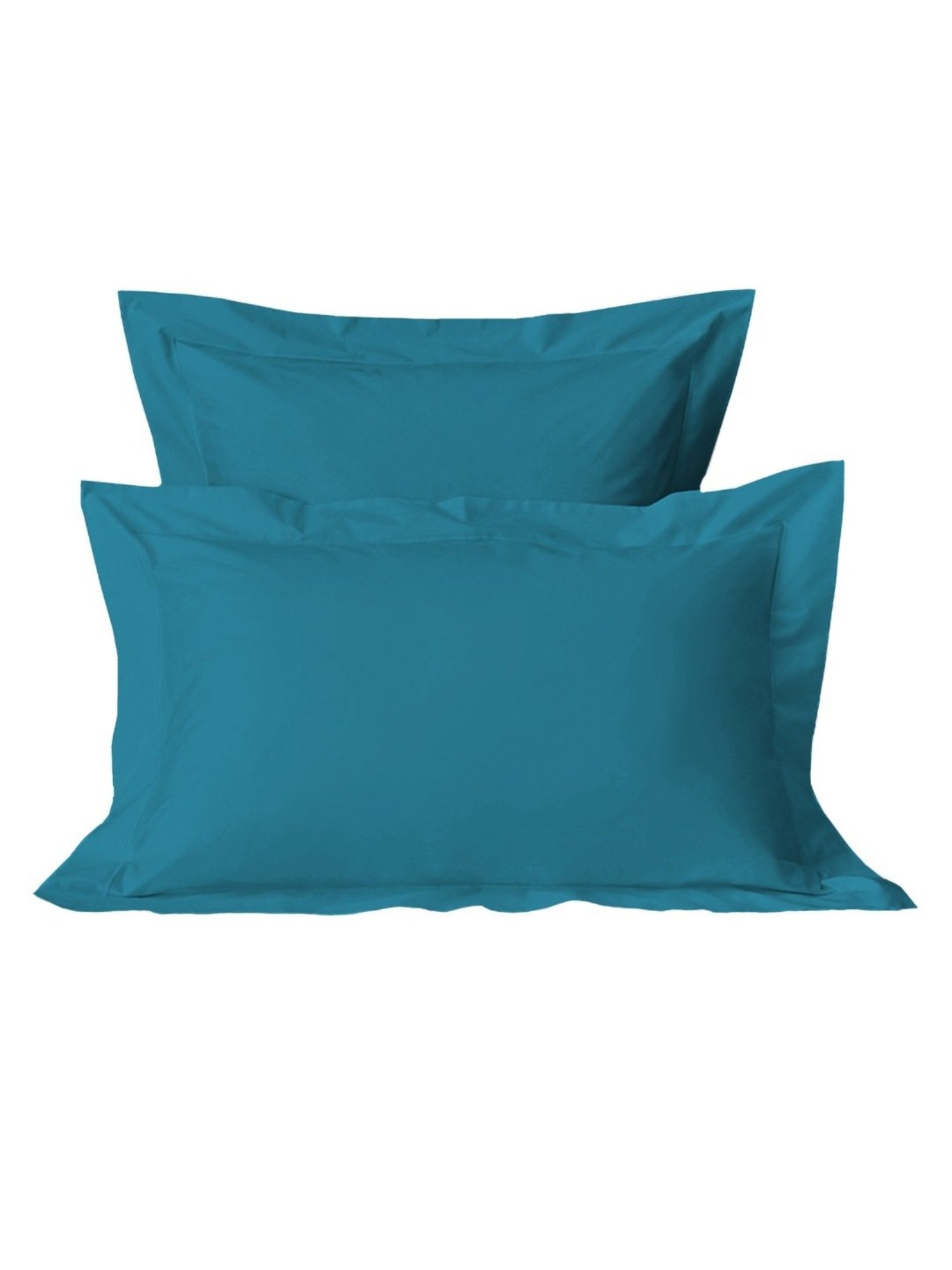 Pizuna Blue 400 TC Cotton Pillow Covers - Set of 2