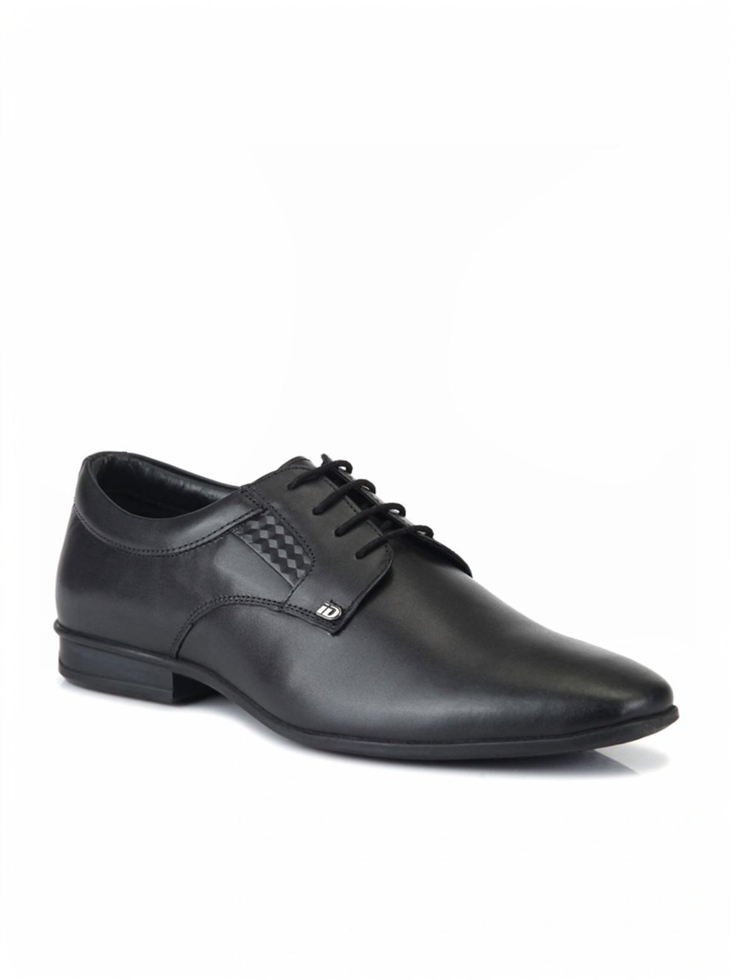 ID Men's Black Derby Shoes