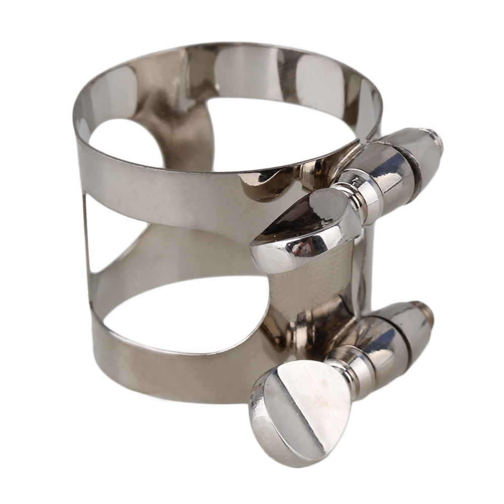 Nickel Plated Clarinet Mouthpiece Ligature With Double Screws Adjust