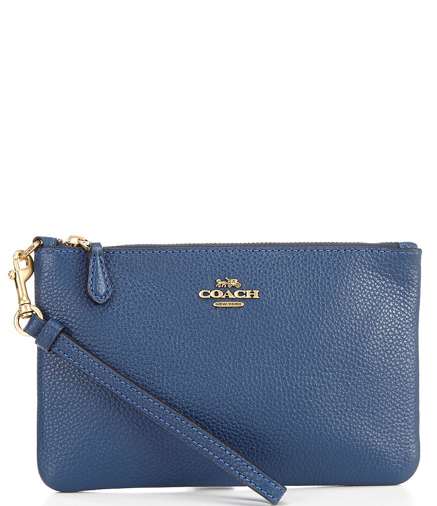 HOBO Link Leather Zip Wristlet