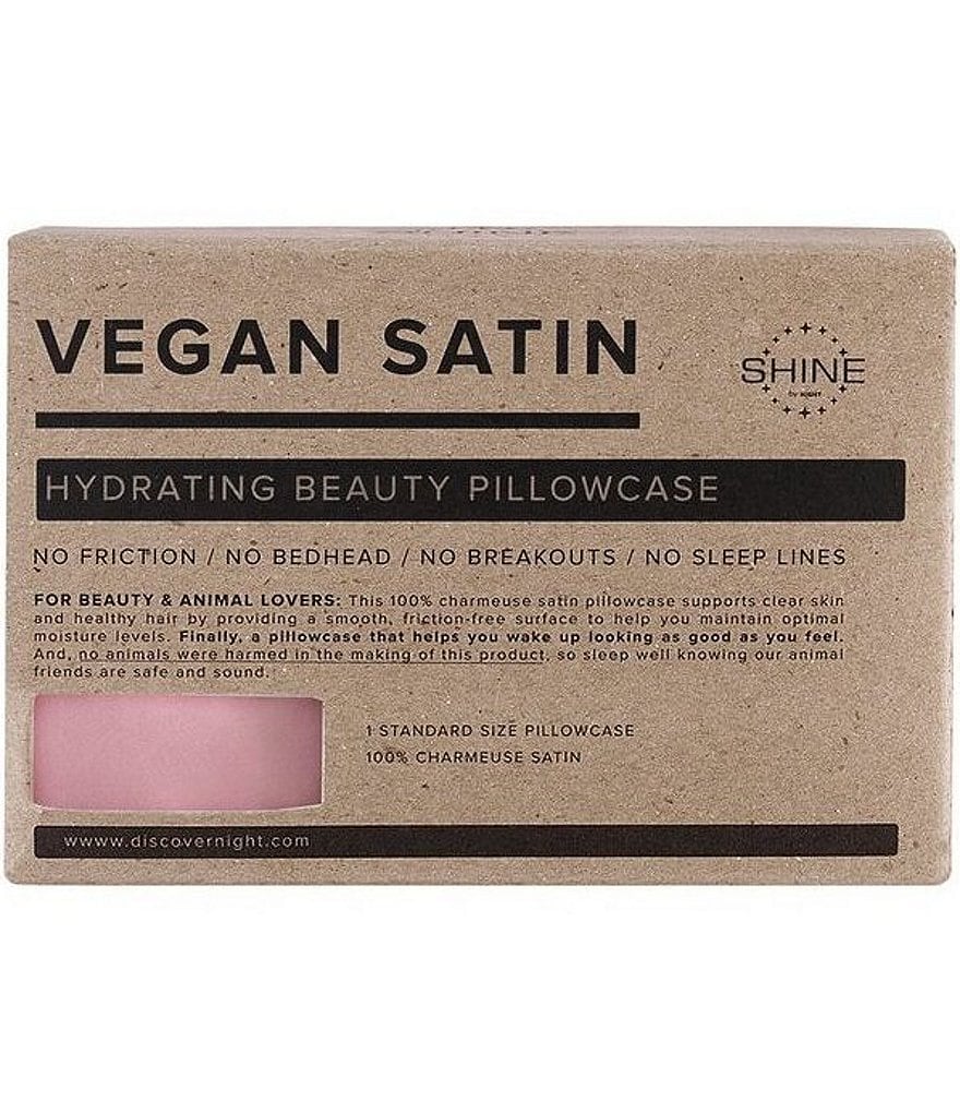 NIGHT Vegan Satin Queen Pillowcase