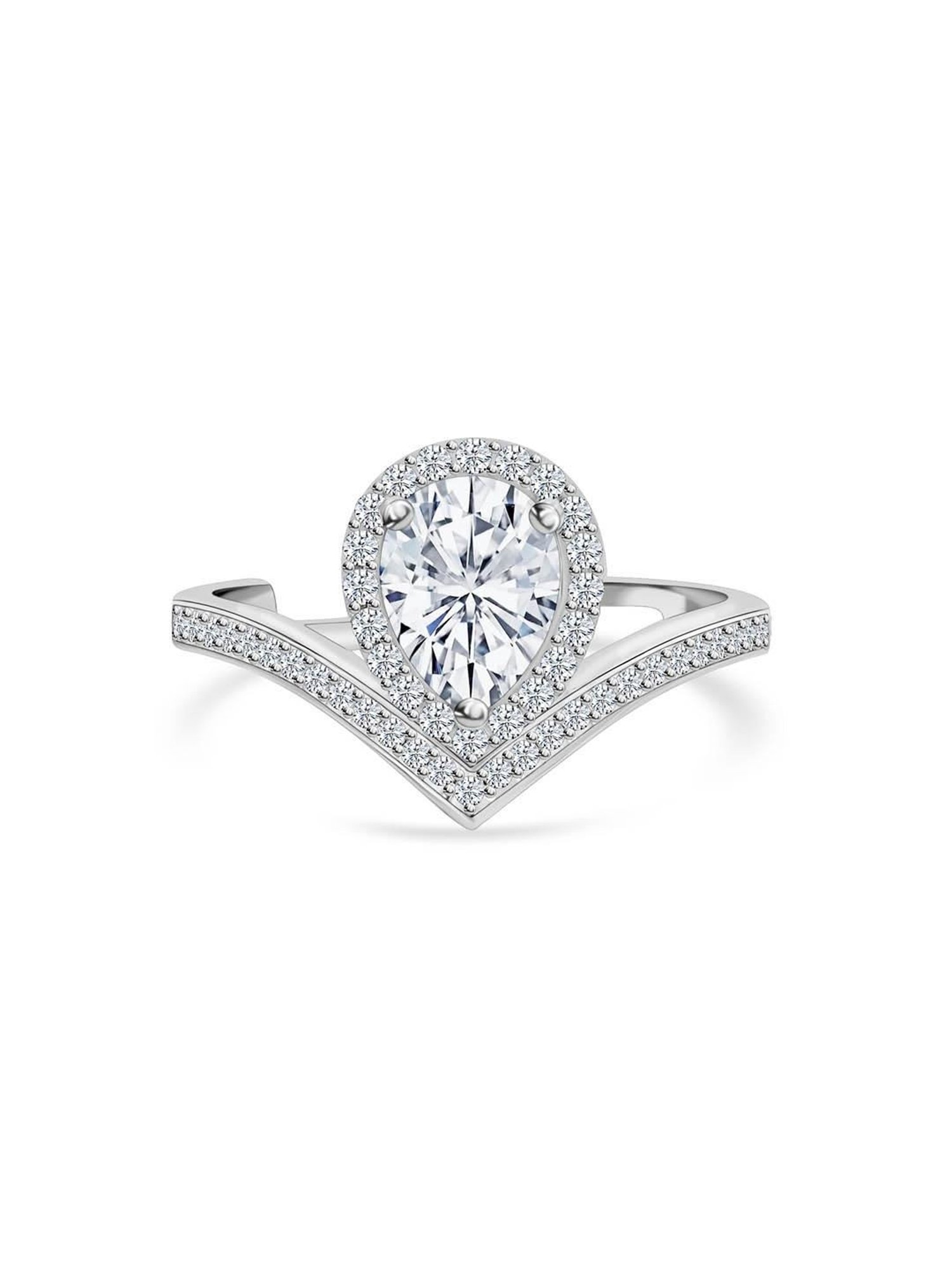 GIVA 925 Silver Pearly Bloom Ring for Women & Girls