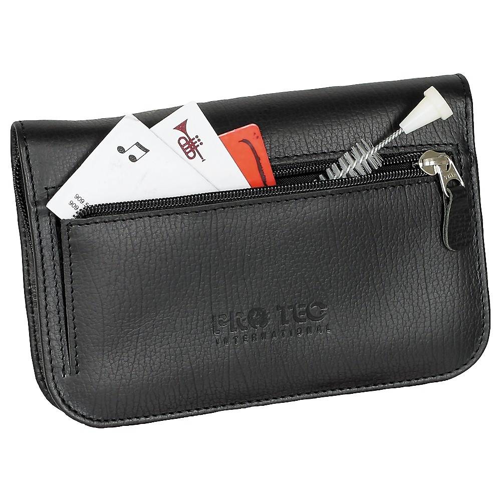 Protec 4 Mouthpiece Leather Pouch Small Brass