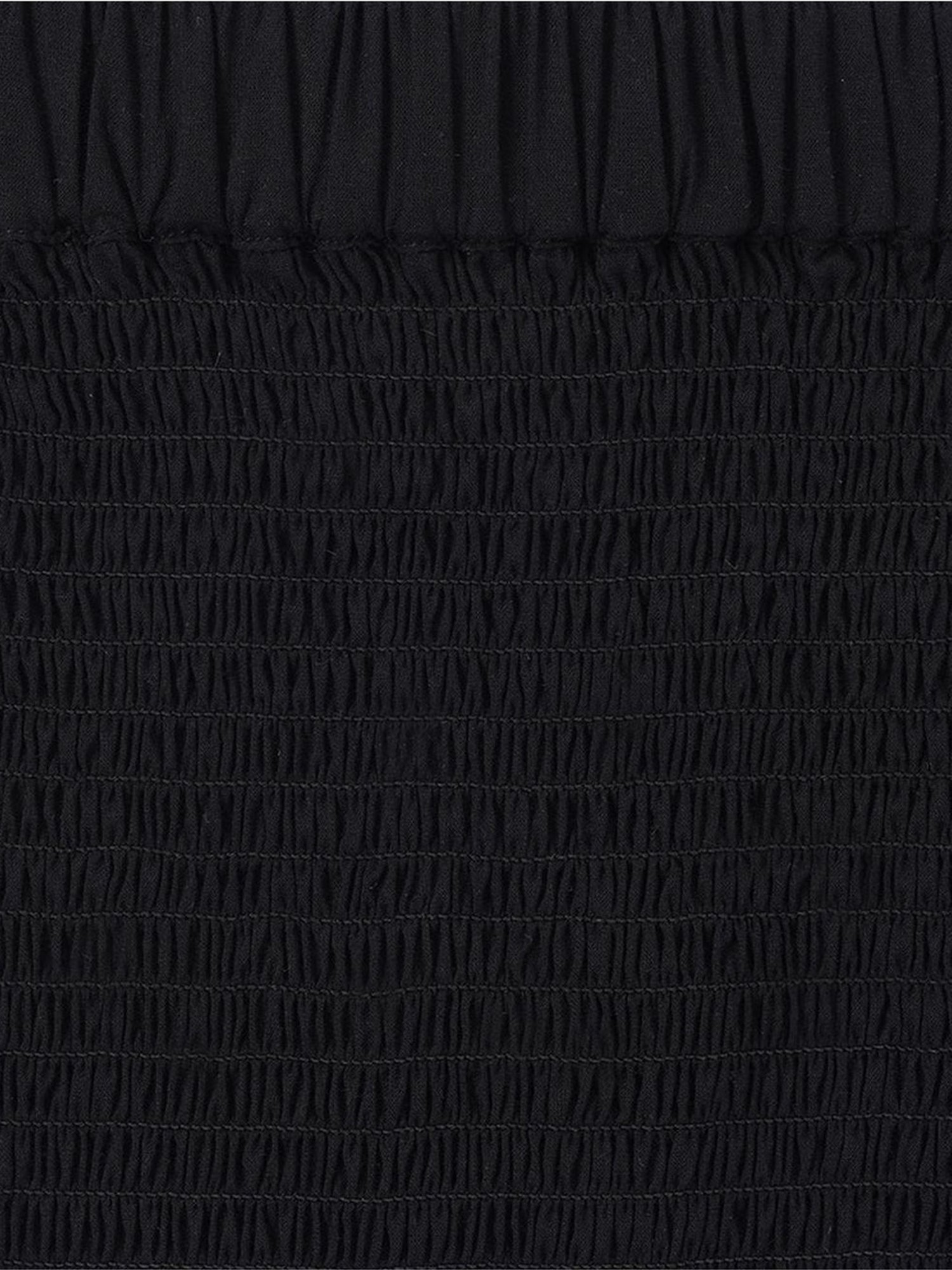 Edheads Kids Black Cotton Regular Fit Skirt