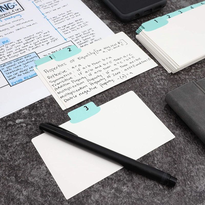 Paper Junkie 2 Sets Daily Index Card Dividers with UV Laminated Tabs, Numbers 1-31, 3.5 x 5 in.