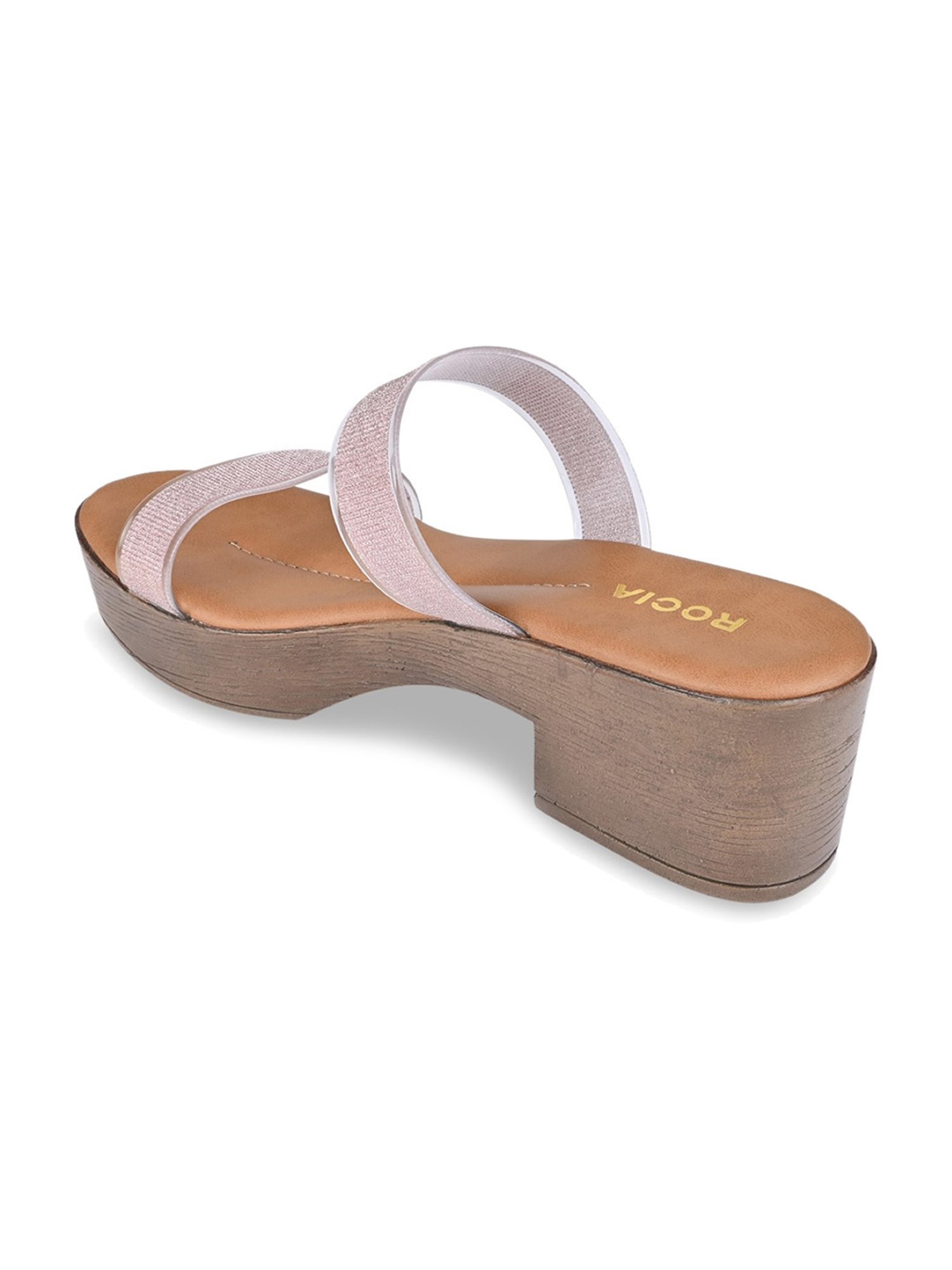 Rocia by Regal Women's Rose Gold Casual Sandals