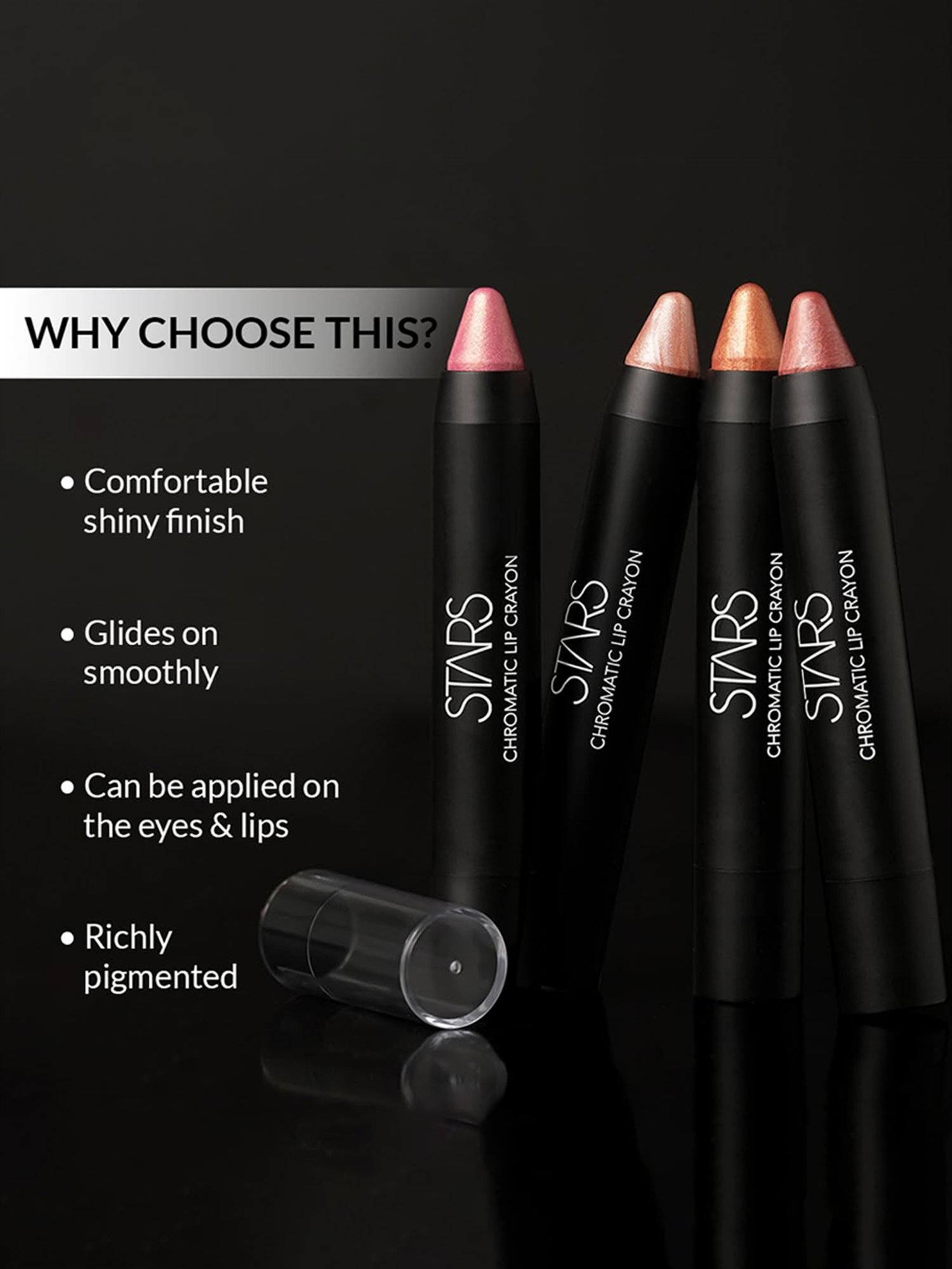 Stars Cosmetics Chromatic Lip Crayon Pearly - 3.5 gm