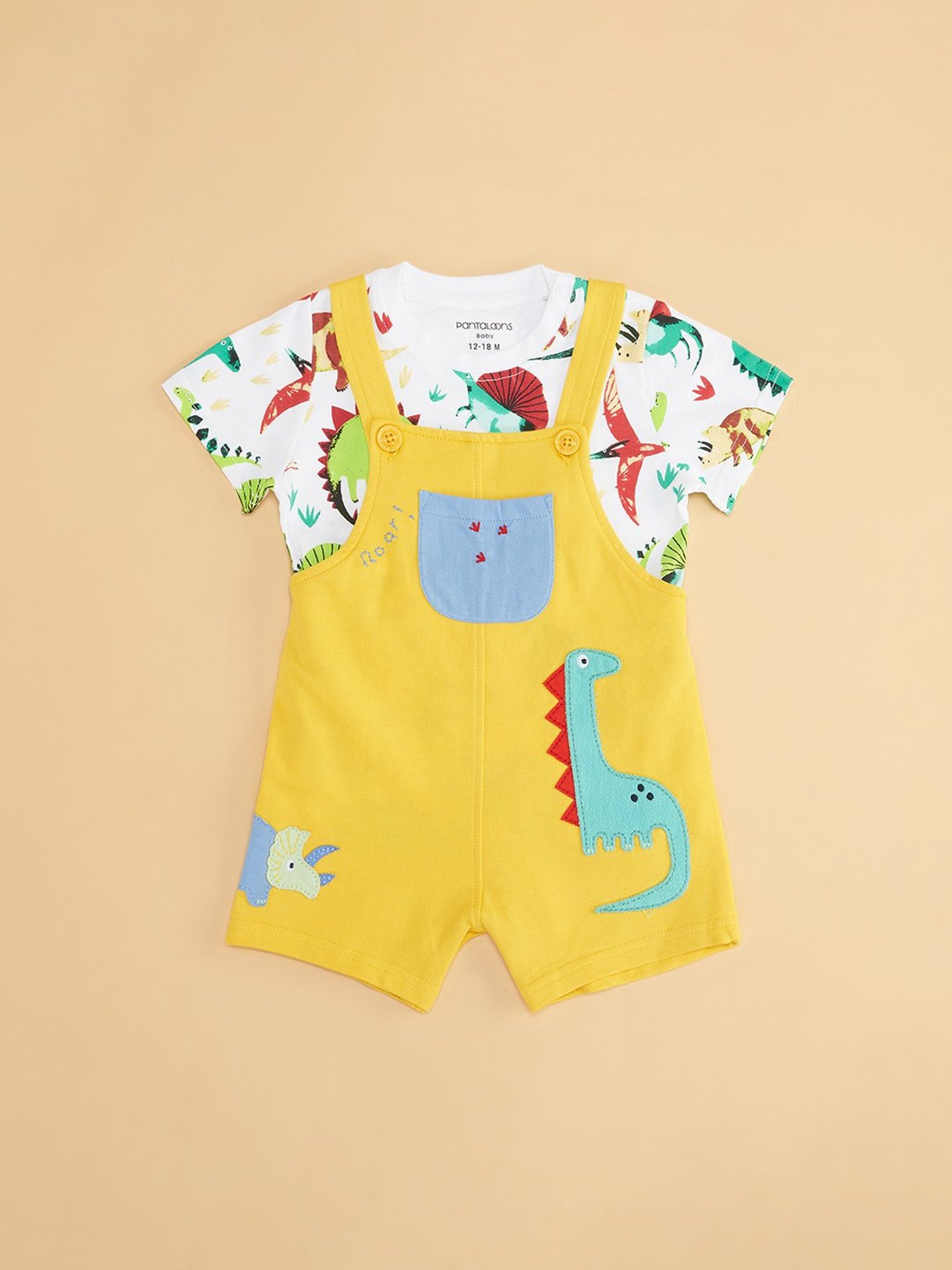 VASTRAMAY Girls Green Printed Clothing Sets