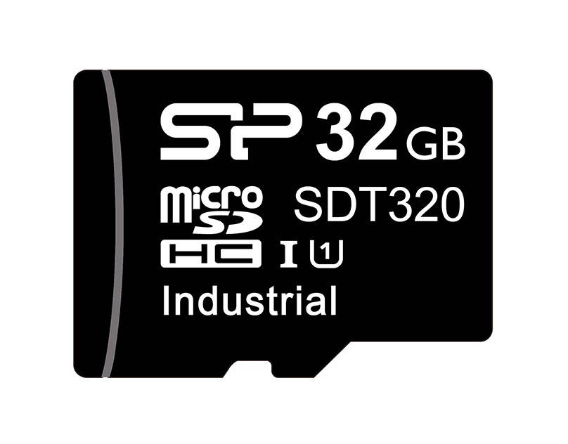 32GB Silicon Power SDT320 Industrial microSDHC UHS-I Memory Card -25-85u2103 3D TLC Flash