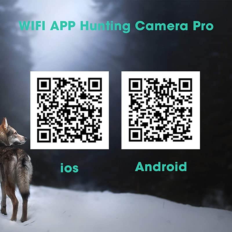 WiFi Bluetooth Trail Camera 20MP 1296P with 940nm IR LEDs Night Vision Motion Activated IP66 Waterproof for Wildlife Monitoring