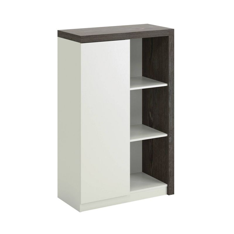 Hudson Court Storage Cabinet Charcoal Ash - Sauder