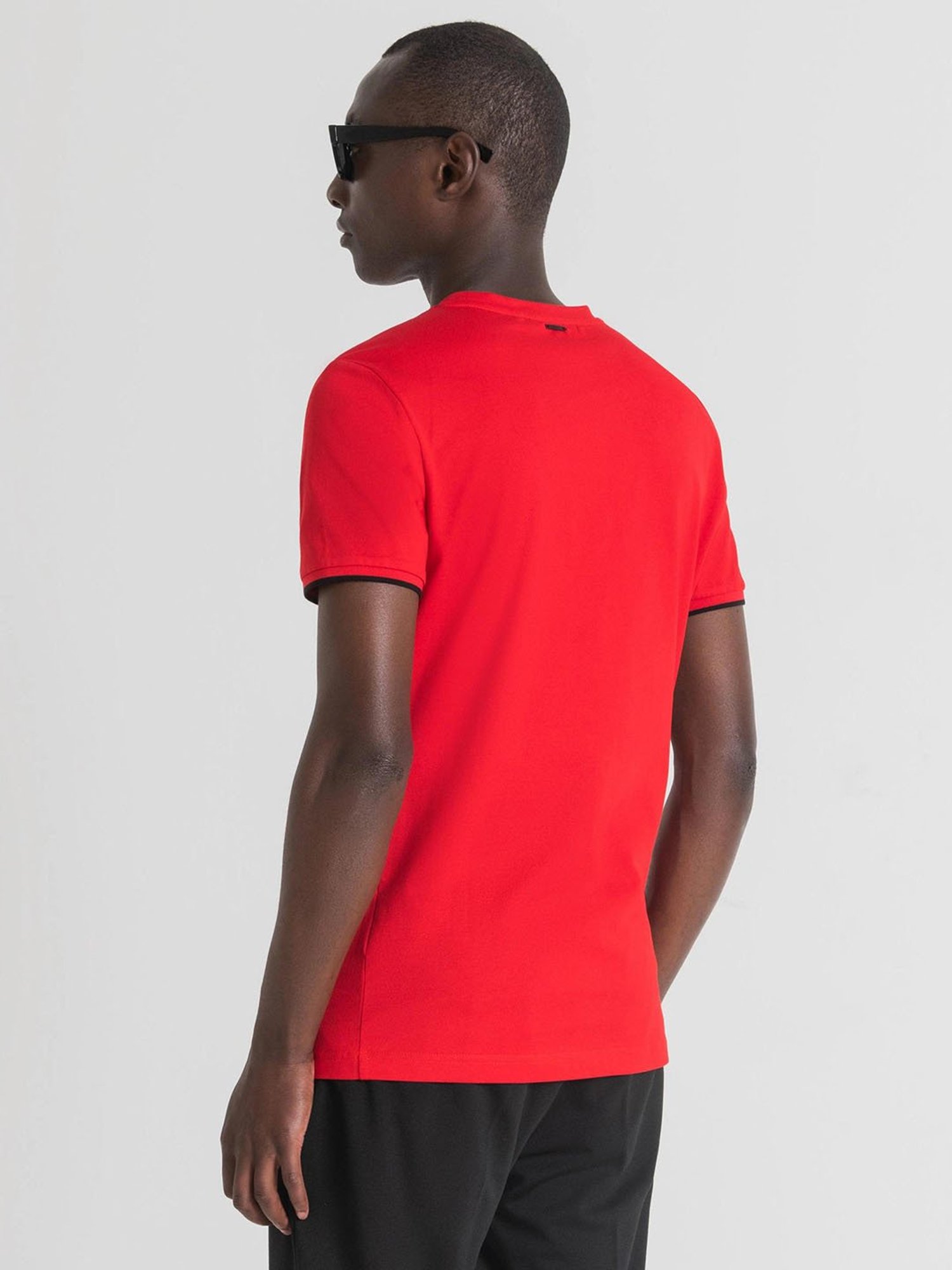 Antony Morato Red Slim Fit T-Shirt