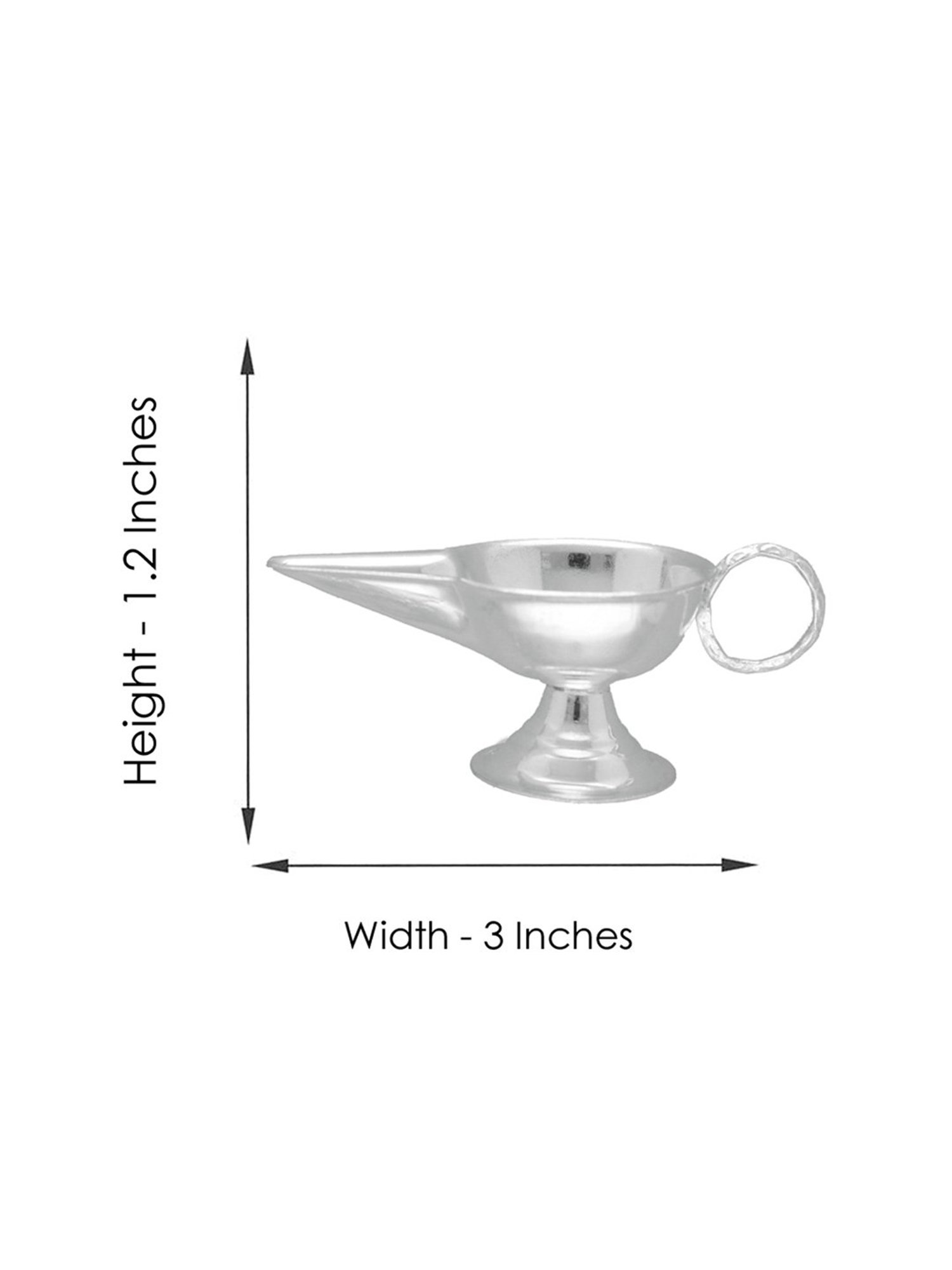 Sri Jagdamba Pearls 0.8 Silver Thali