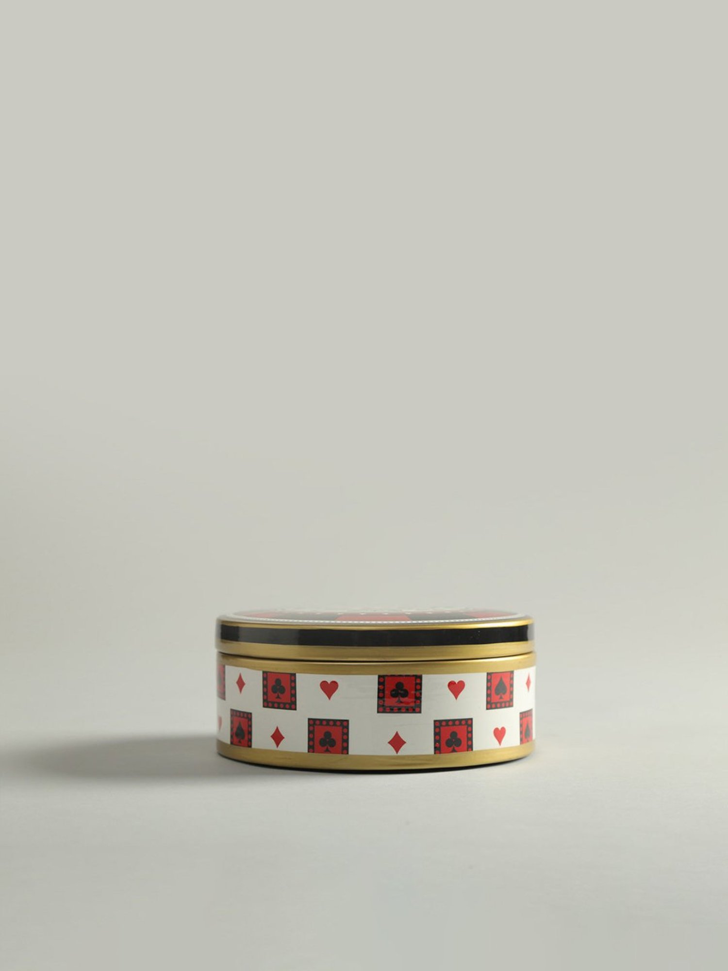 Home4U Multicolor Porcelain Poker Storage Box