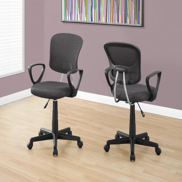 Monarch Adjustable Office Chair in Gray