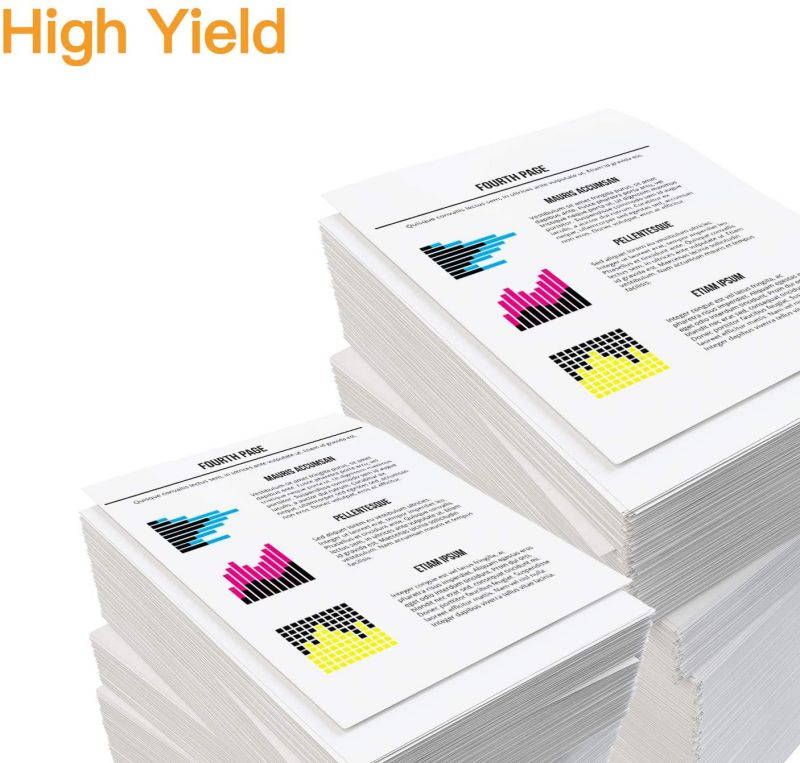 E-Z Ink (TM) Compatible Toner Cartridge Replacement For Dell 1250 810WH C5GC3 XMX5D WM2JC to use with 1250c C1760nw C1765nfw 1350cnw 1355cn 1355cnw printer (1 Black, 1 Cyan, 1 Magenta, 1 Yellow)4 Pack