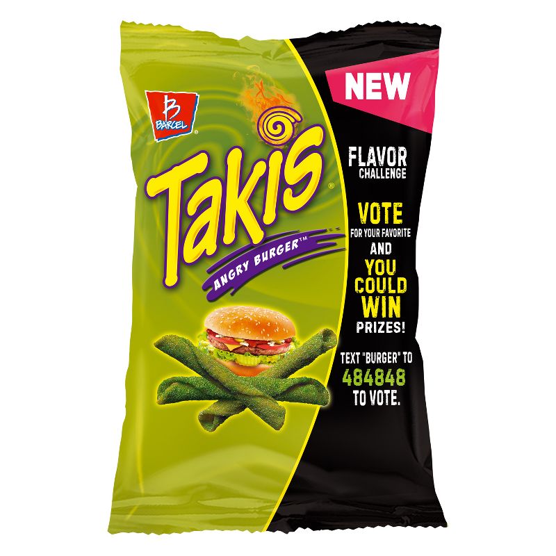 Barcel Takis Angry Burger Tortilla Chips - 9.9oz