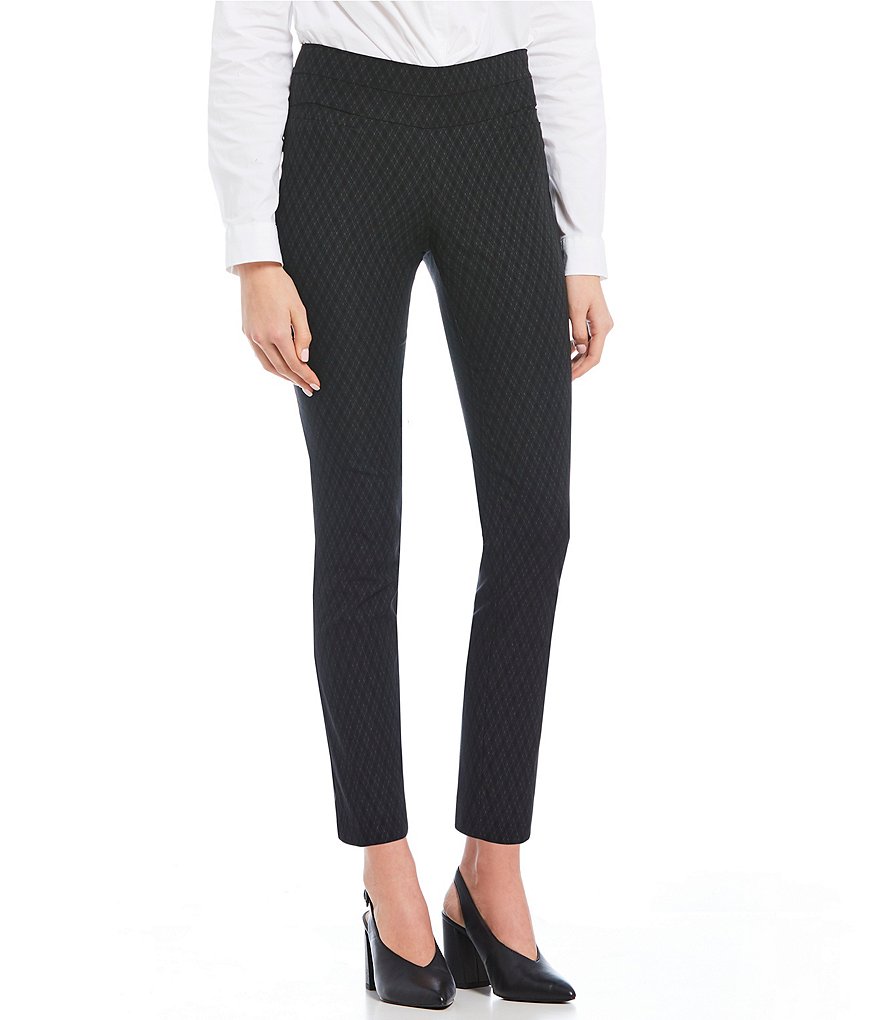 Takara Pull On Jacquard Dress Pants