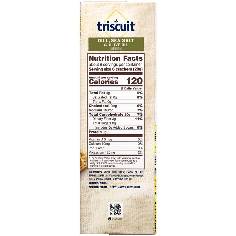 Triscuit Dill, Sea Salt & Olive Oil Crackers - 8.5oz