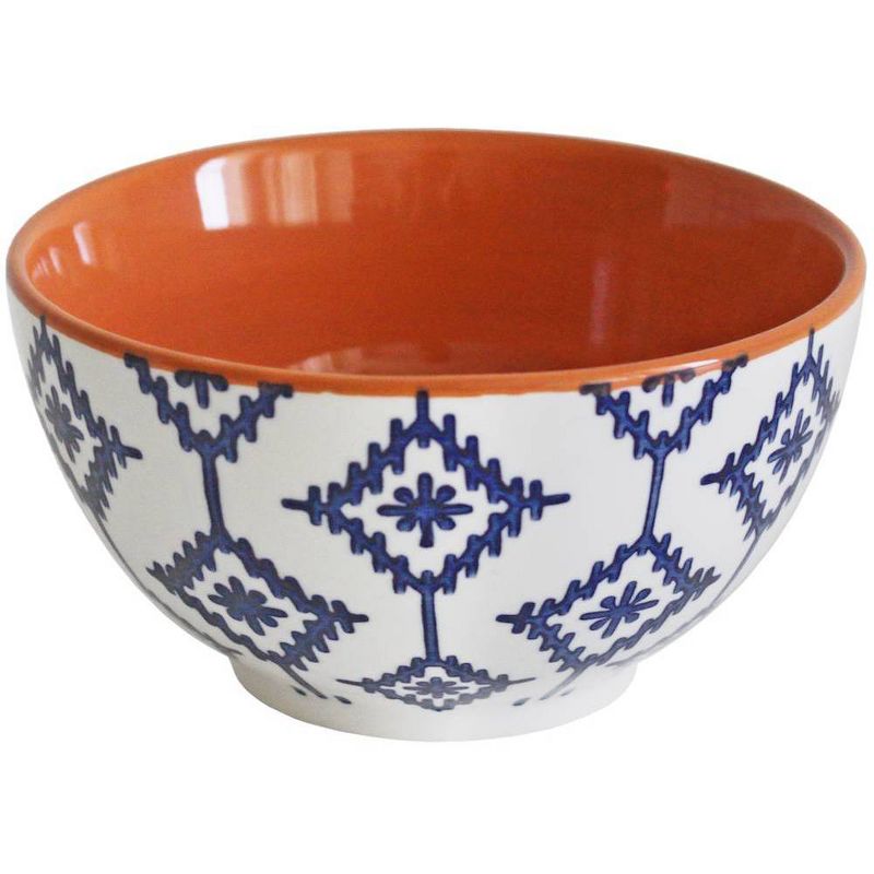 Baum Bros. 16pc Stoneware Tangiers Dinnerware Set Blue