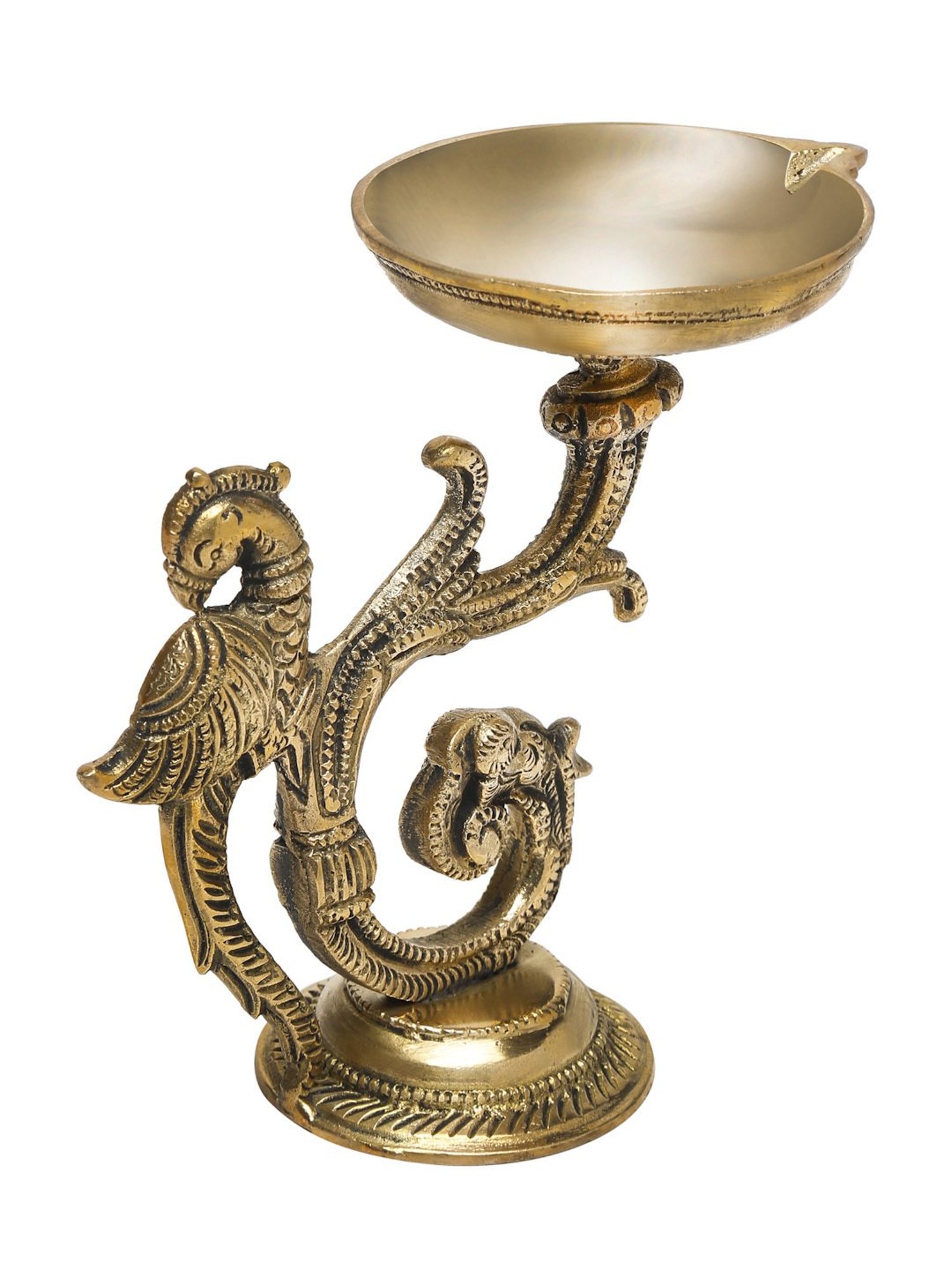 Fabindia Home Mehnoor Bronze Metal Hanging Oil Diya