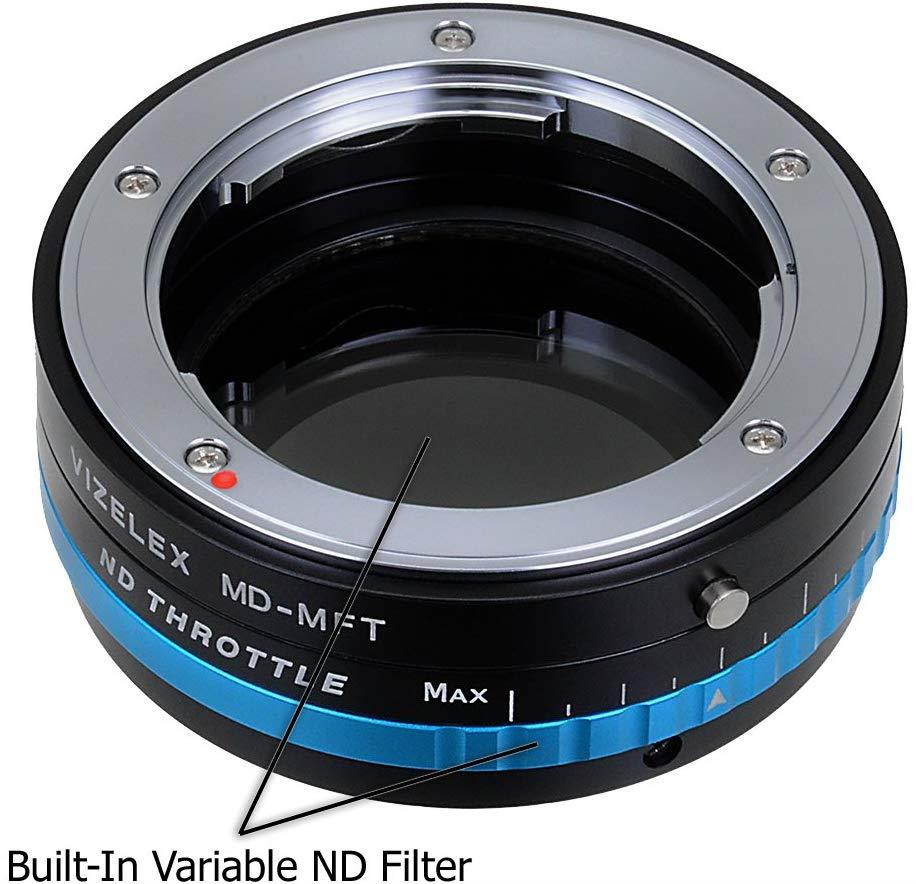Vizelex ND Throttle Lens Adapter Compatible with Minolta MD Lenses to Micro Four Thirds Mount Cameras