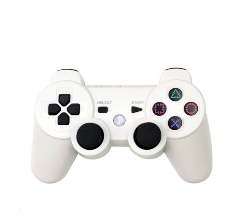 Sakose 2.4GHz 7 Colors Wireless Bluetooth Game Controller For Sony PS3 Ergonomics Controller Joystick Gamepad For Playstation 3 white  (Not Official Controller)