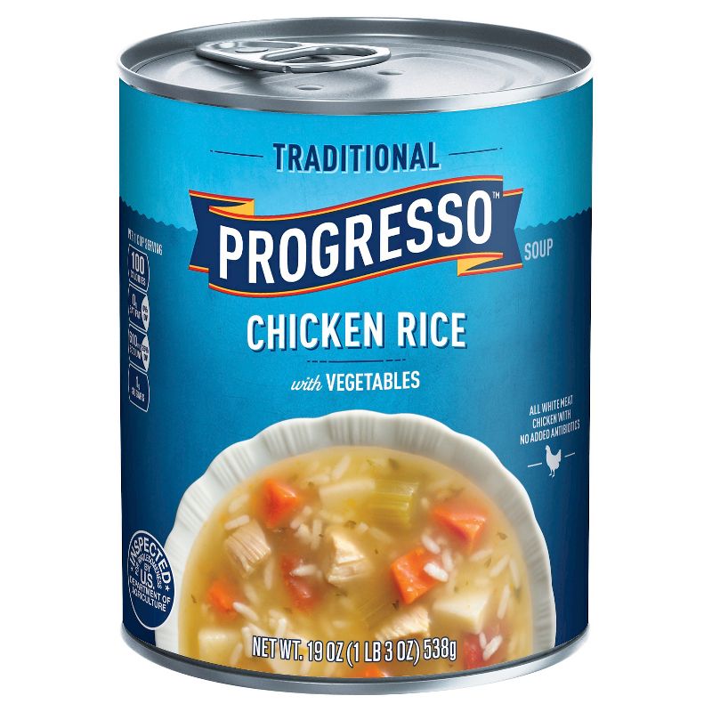 Progresso Traditional Chicken Rice Vegetables Soup 19oz