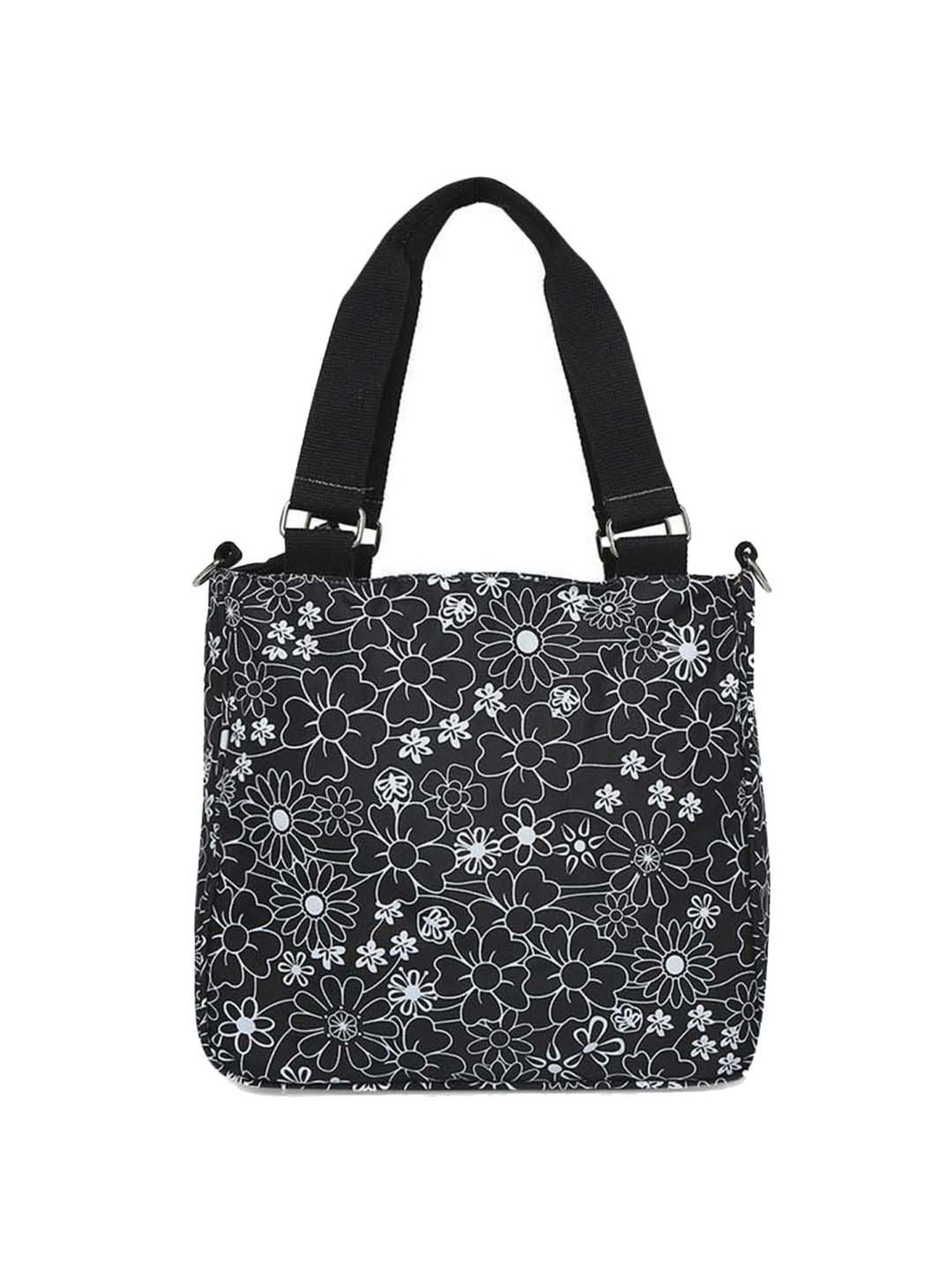 Baomi Black Printed Medium Shoulder Bag