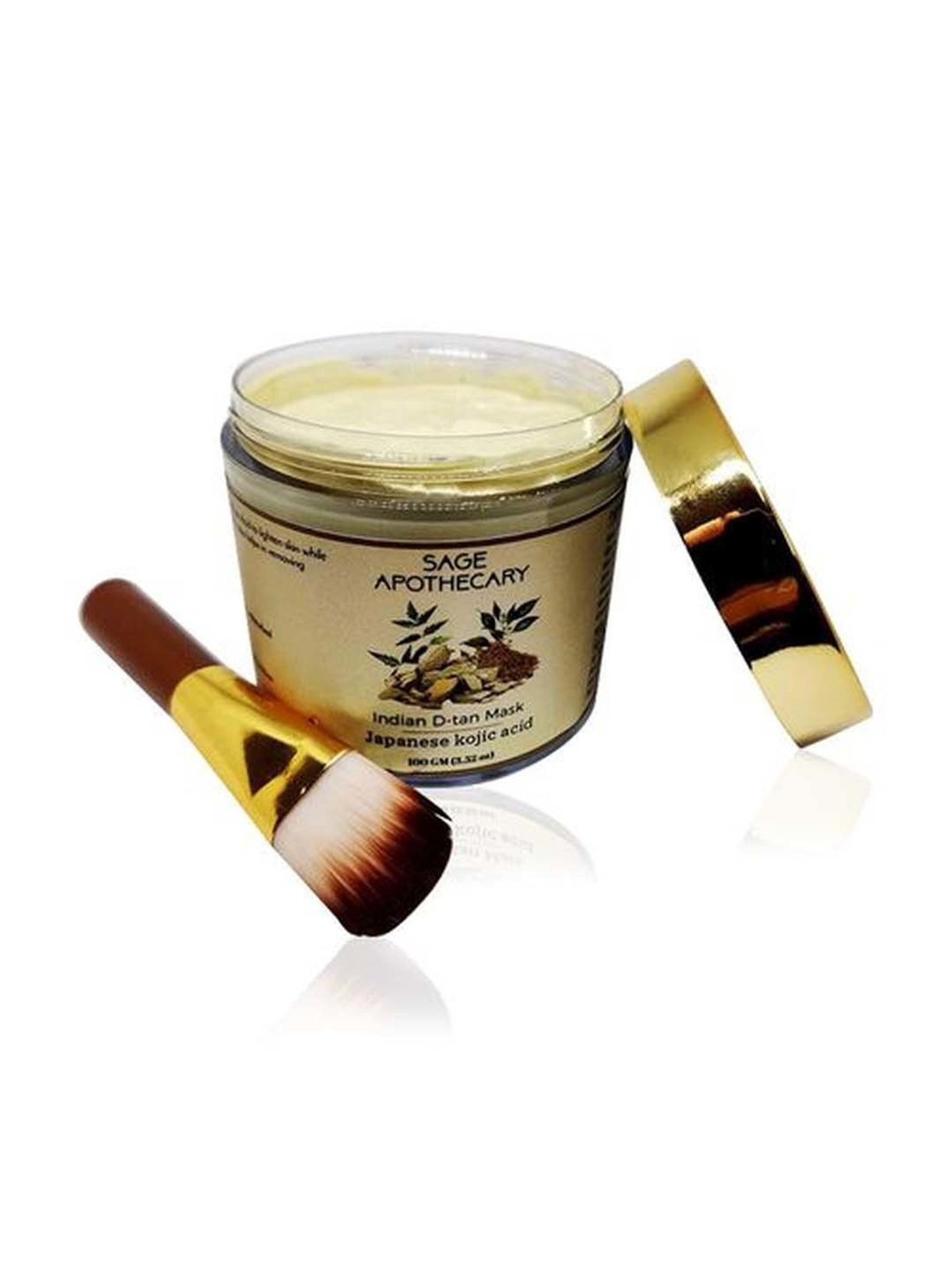 Sage Apothecary Indian D Tan Mask Japanese Kojic Acid - 100 gm