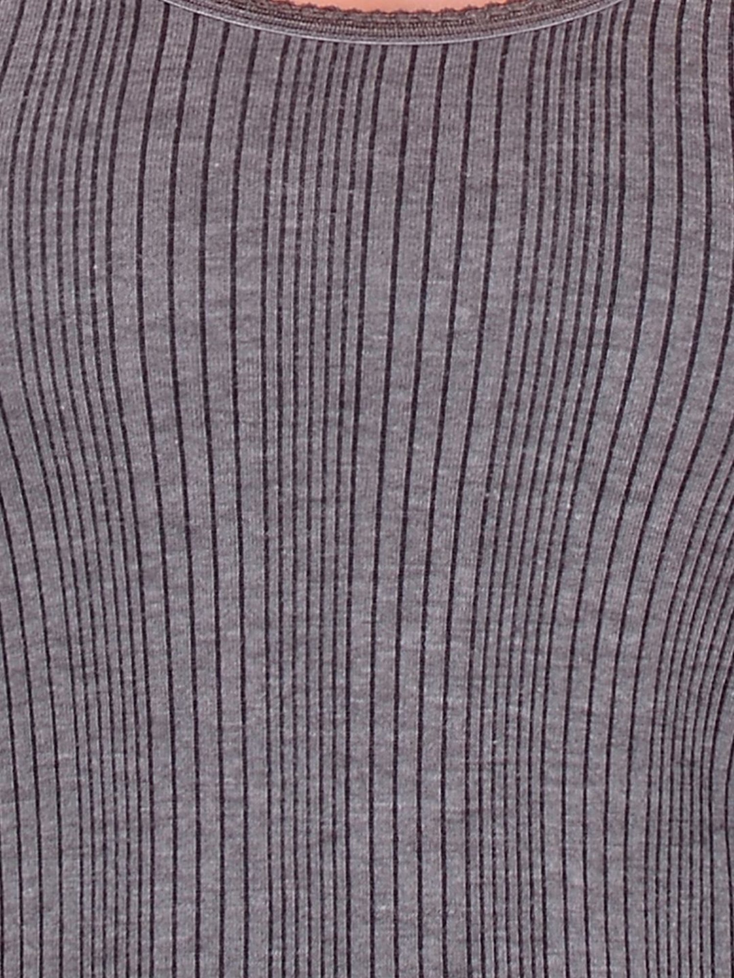 LUX Inferno Grey Striped Top Leggings Set