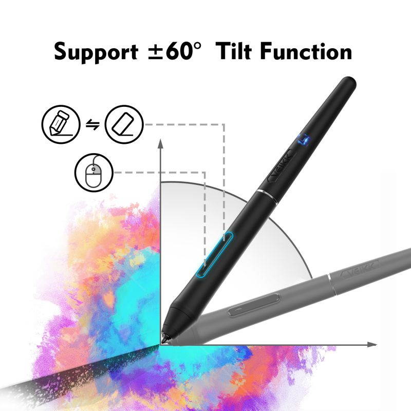 VEIKK VK1060PRO Drawing Graphic Tablet 10x6 inch Digital Pen Tablet with Battery-Free Passive Stylus (8192) Support Android Windows and Mac OS