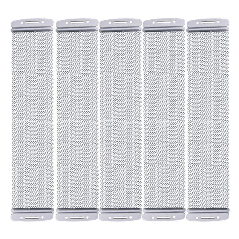 BQLZR 5 Pieces Steel Iron 13 inch Drum Wire 20 Strand for Box Drum Snare Drum Silver