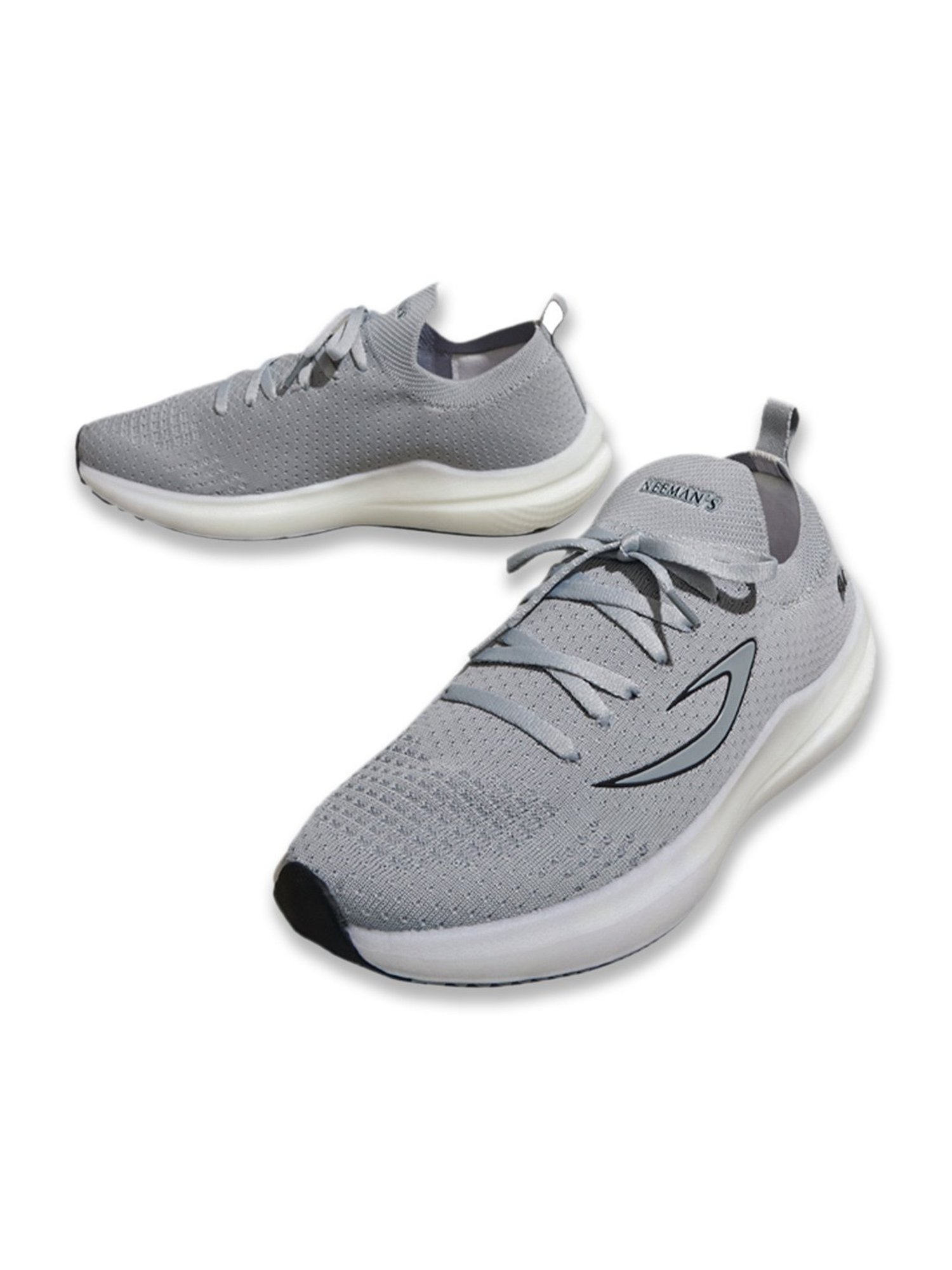 Neemans Men's Whoosh Lite Grey Running Shoes