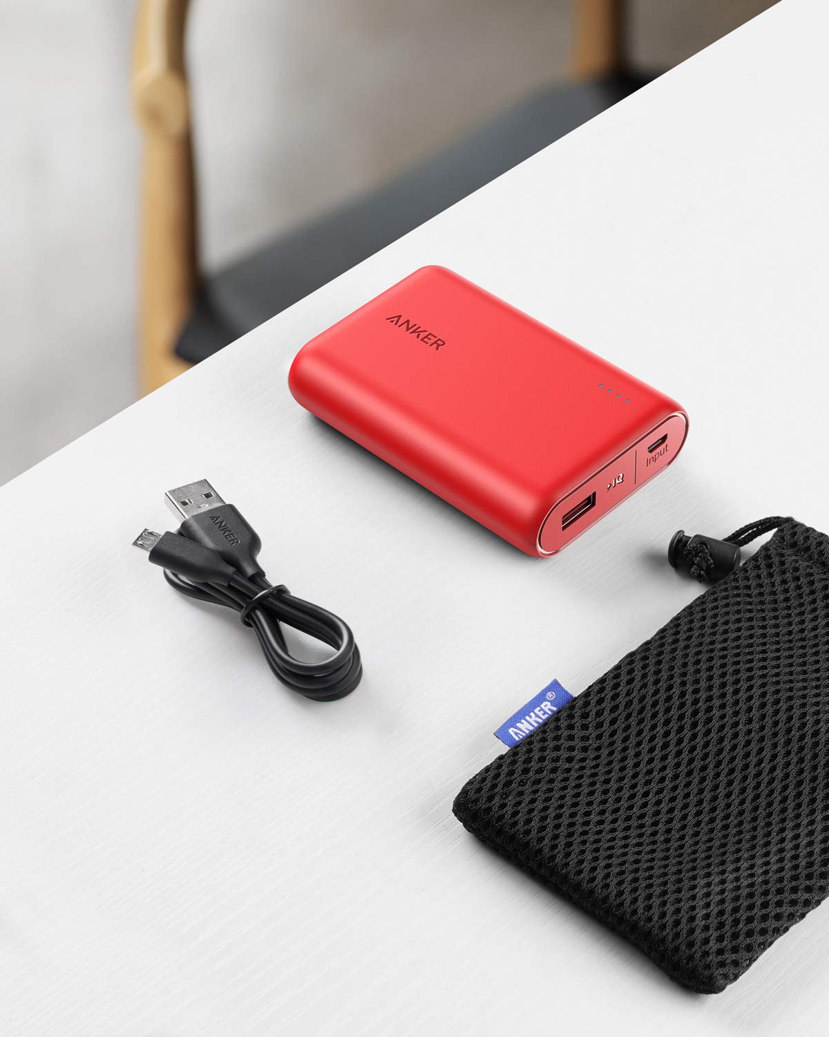 Anker PowerCore 10000 Portable Charger, One of the Smallest and Lightest 10000mAh External Battery, for iPhone, Samsung Galaxy and More