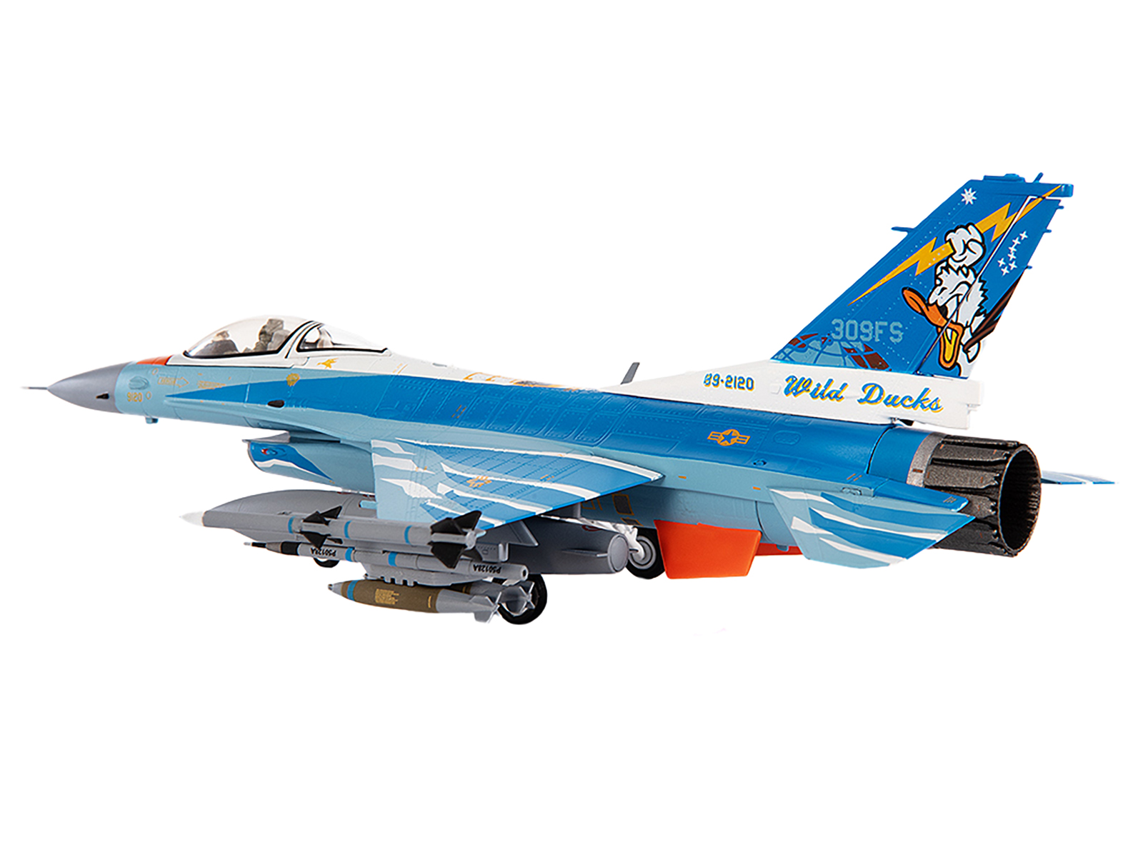 Lockheed Martin F-16C Fighting Falcon Fighter Aircraft "Viper Demo Team" (2021) United States Air Force 1/144 Diecast Model by JC Wings
