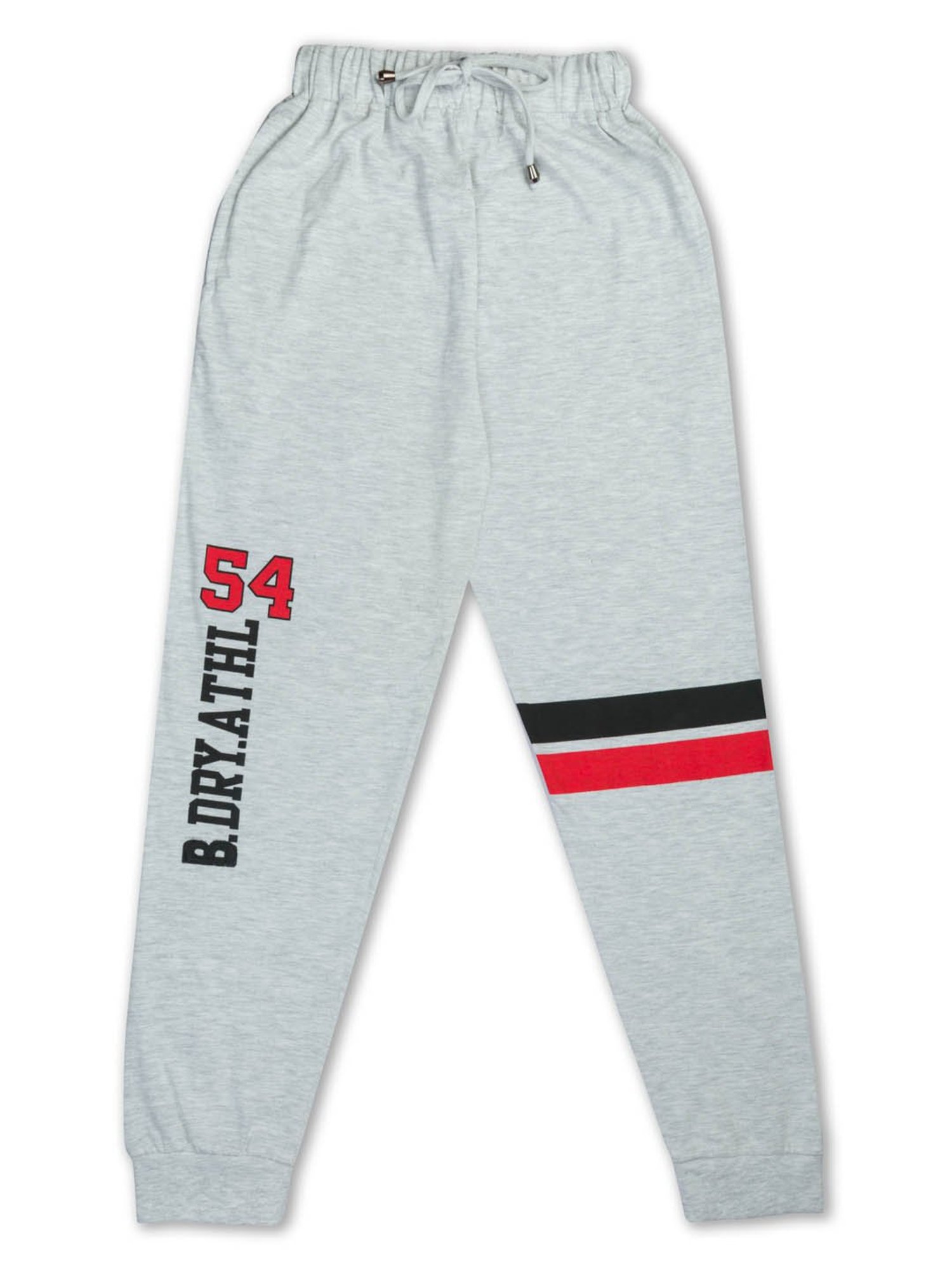 Todd N Teen Kids Grey Melange Graphic Print Joggers