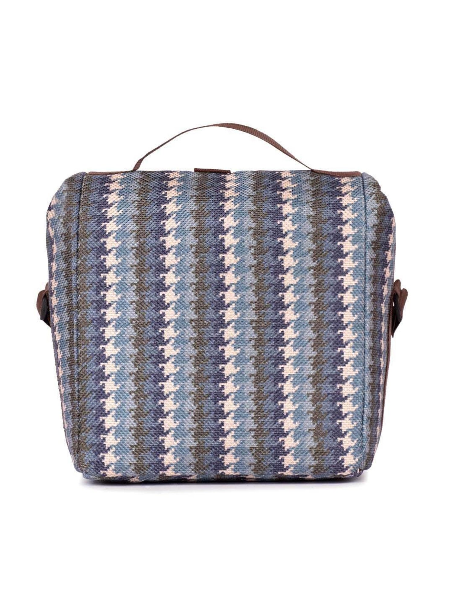 ZOUK Blue Printed Handbag