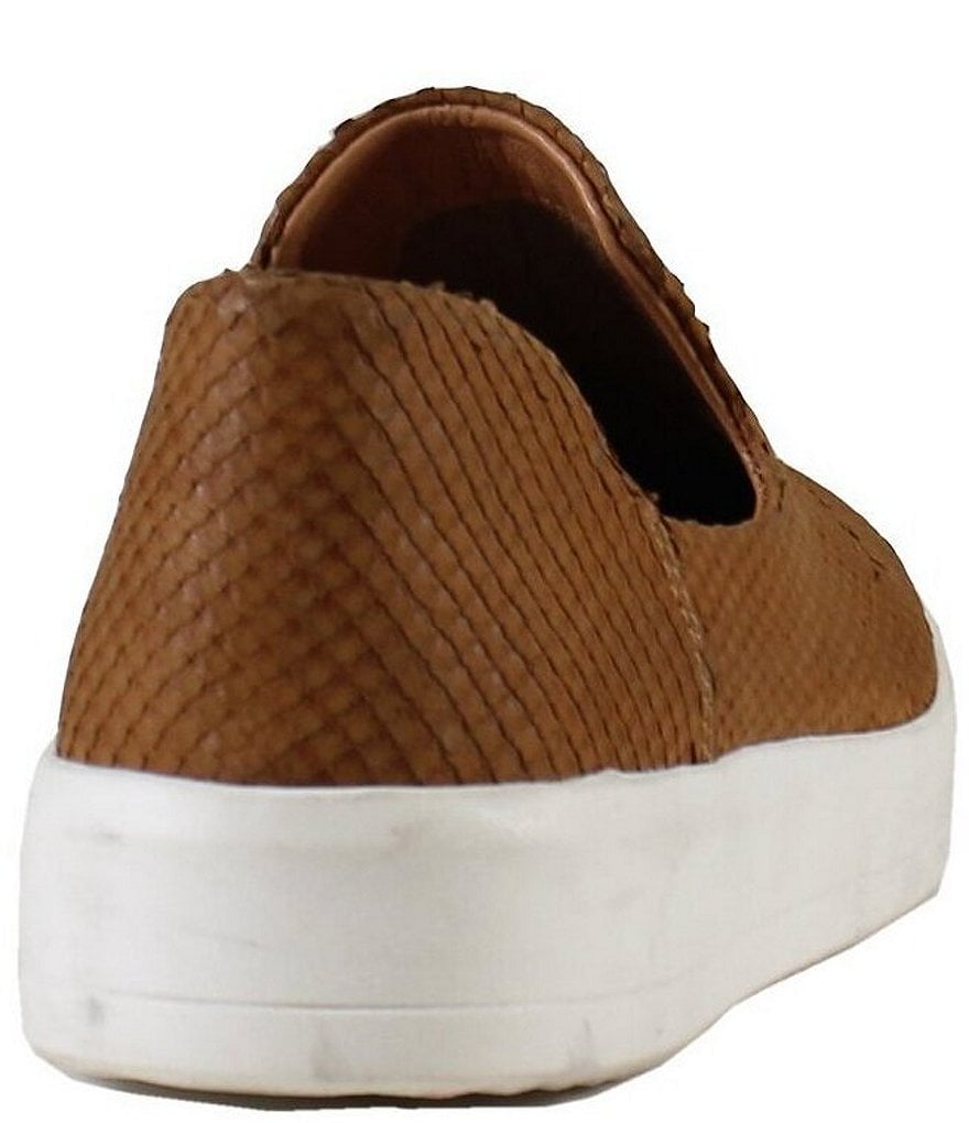 Diba True Youth Embossed Leather Slip-On Sneakers