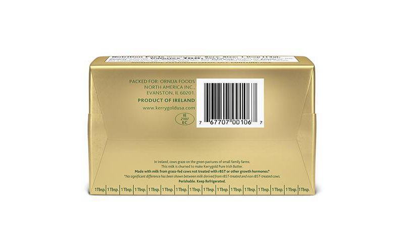 Kerrygold Grass-Fed Pure Irish Salted Butter - 8oz Foil
