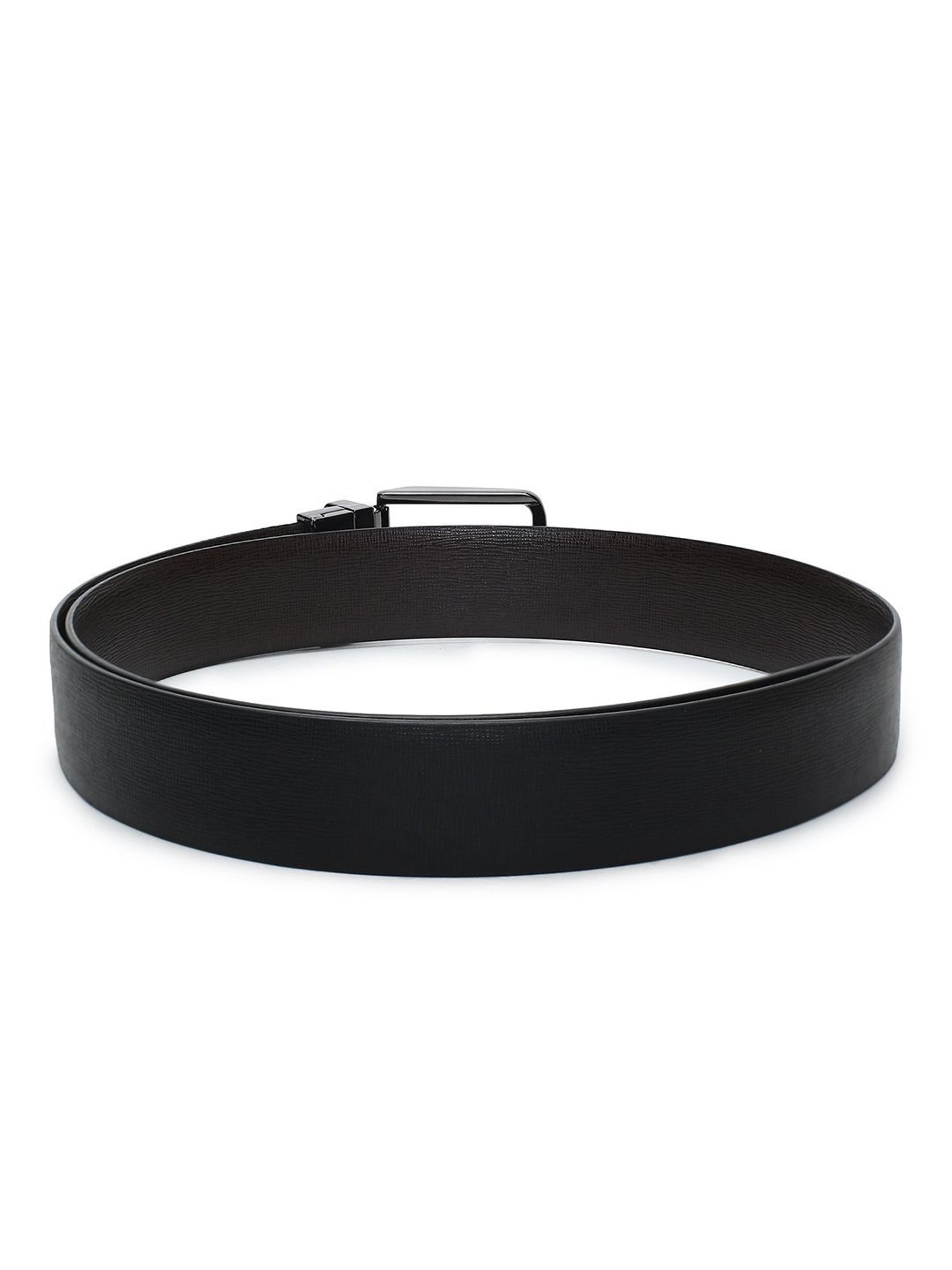 Crusset Black Formal Belt for Men