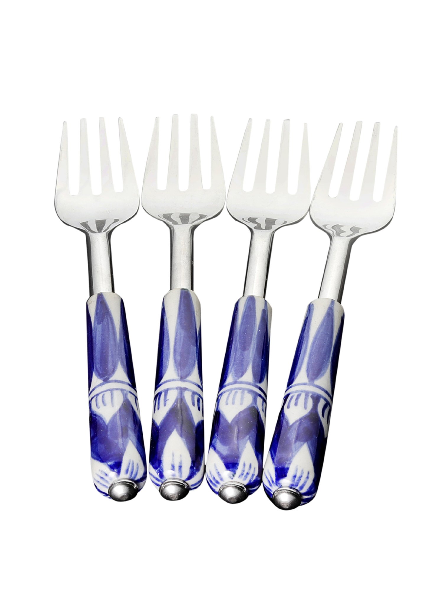 FnS Creta Silver Stainless Steel Dinner Fork - Set of 12