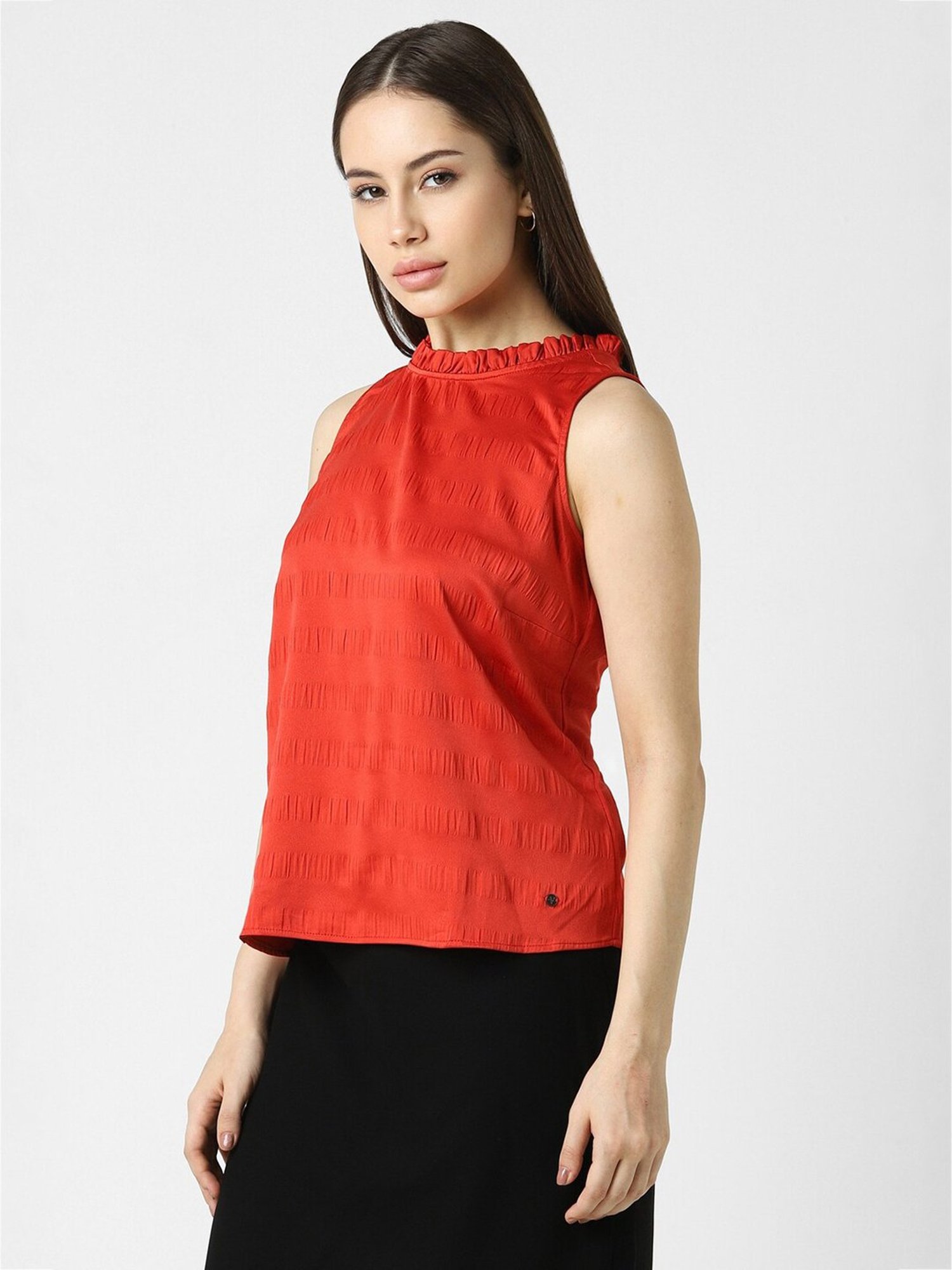 Van Heusen Red Regular Fit Top