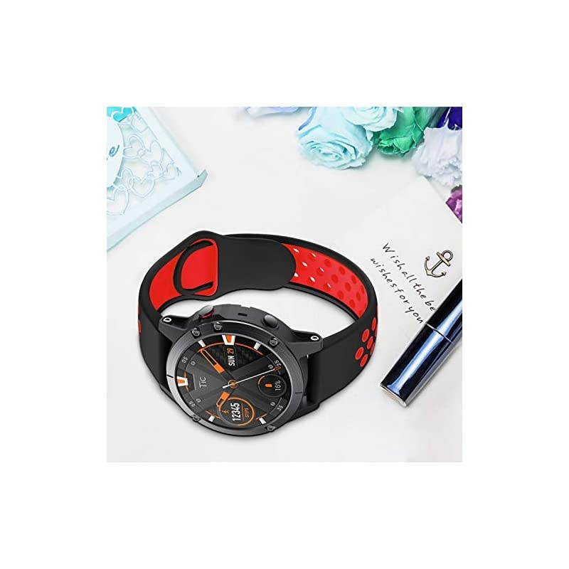 Compatible Garmin Fenix 5 Band, Quick Fit Release 22mm Soft Silicone Sport Replacement Band for Garmin Fenix 5/Forerunner 935/Aproach S60/Quatix 5/Fenix 5 Plus/Instinct Smart Watch