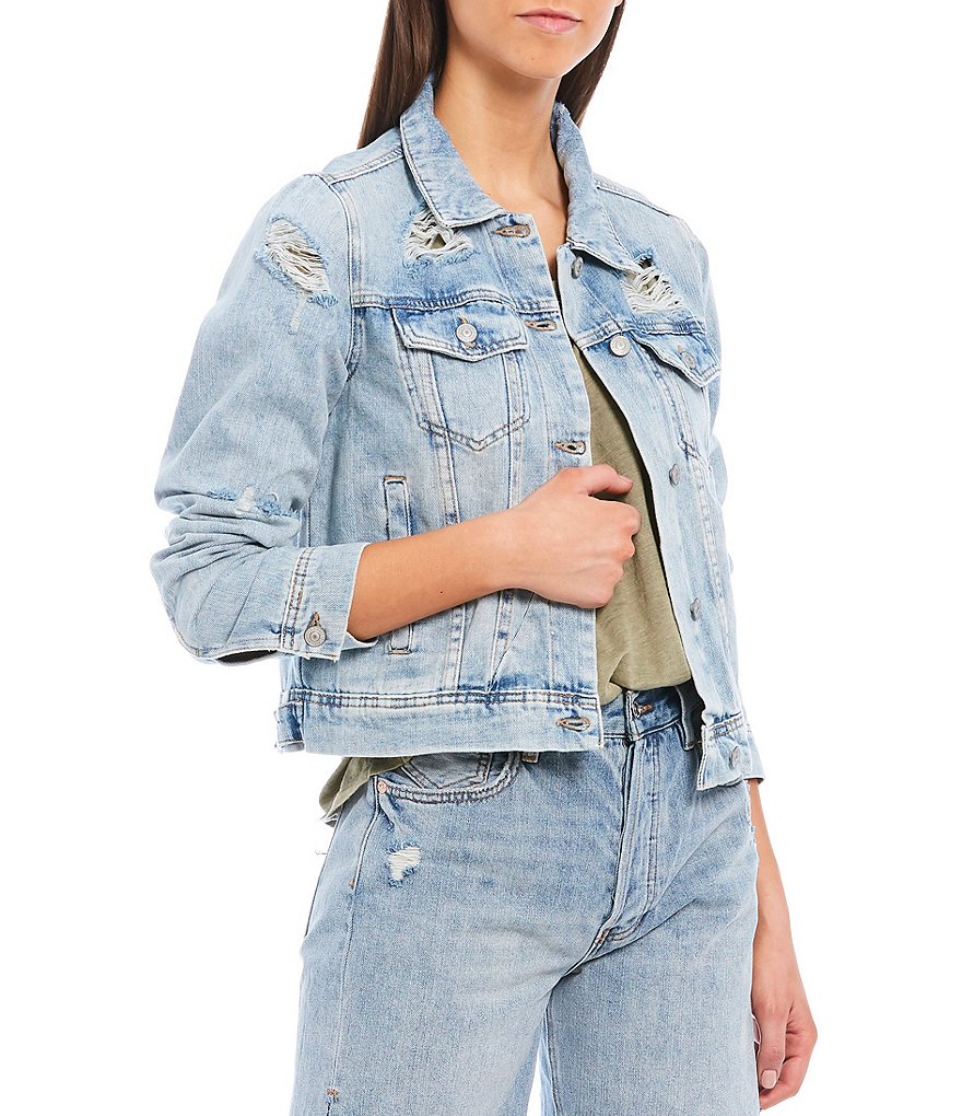 Free People Rumors Denim Jacket